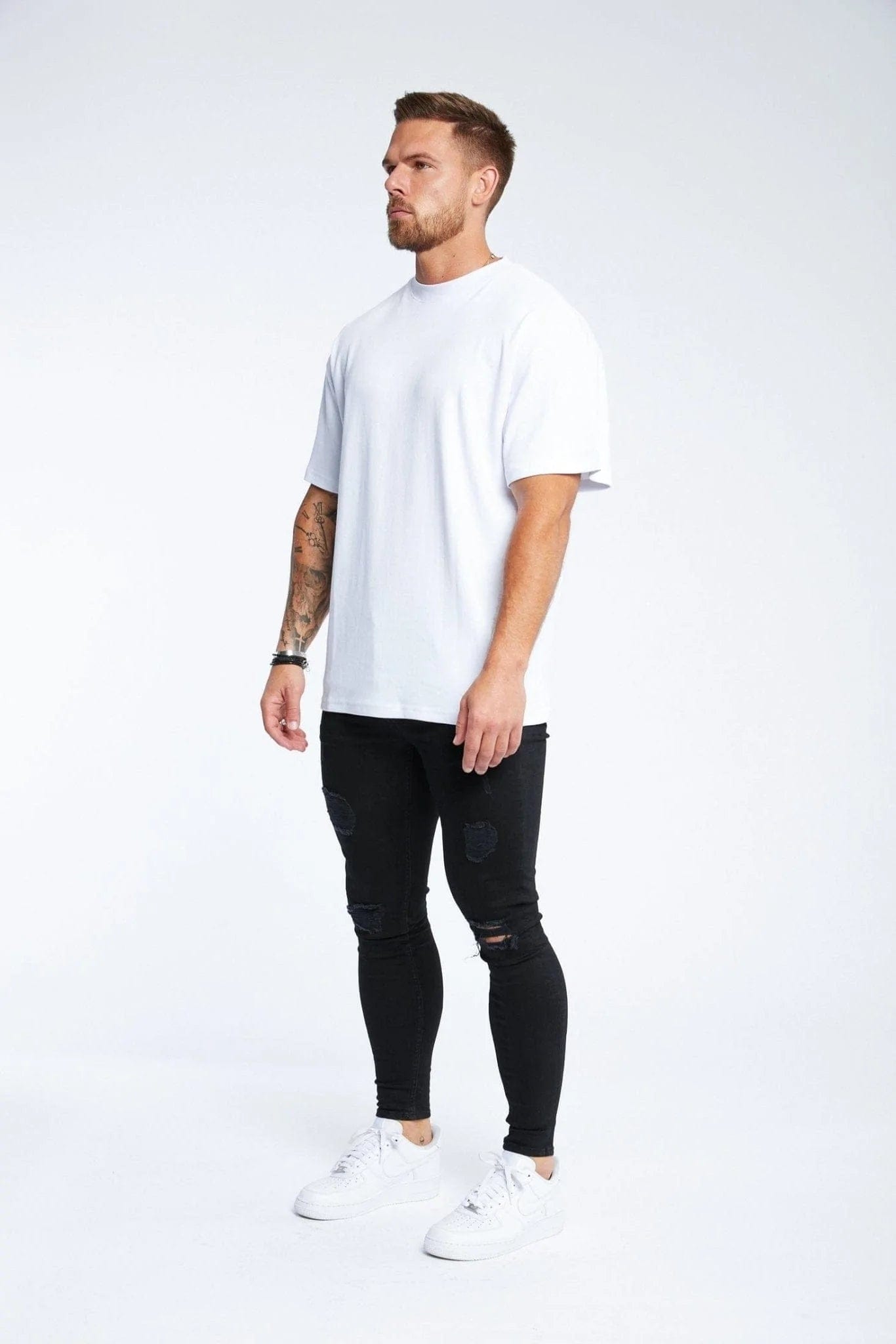 APOLLO* BASICS OVERSIZED T-SHIRT - WHITE