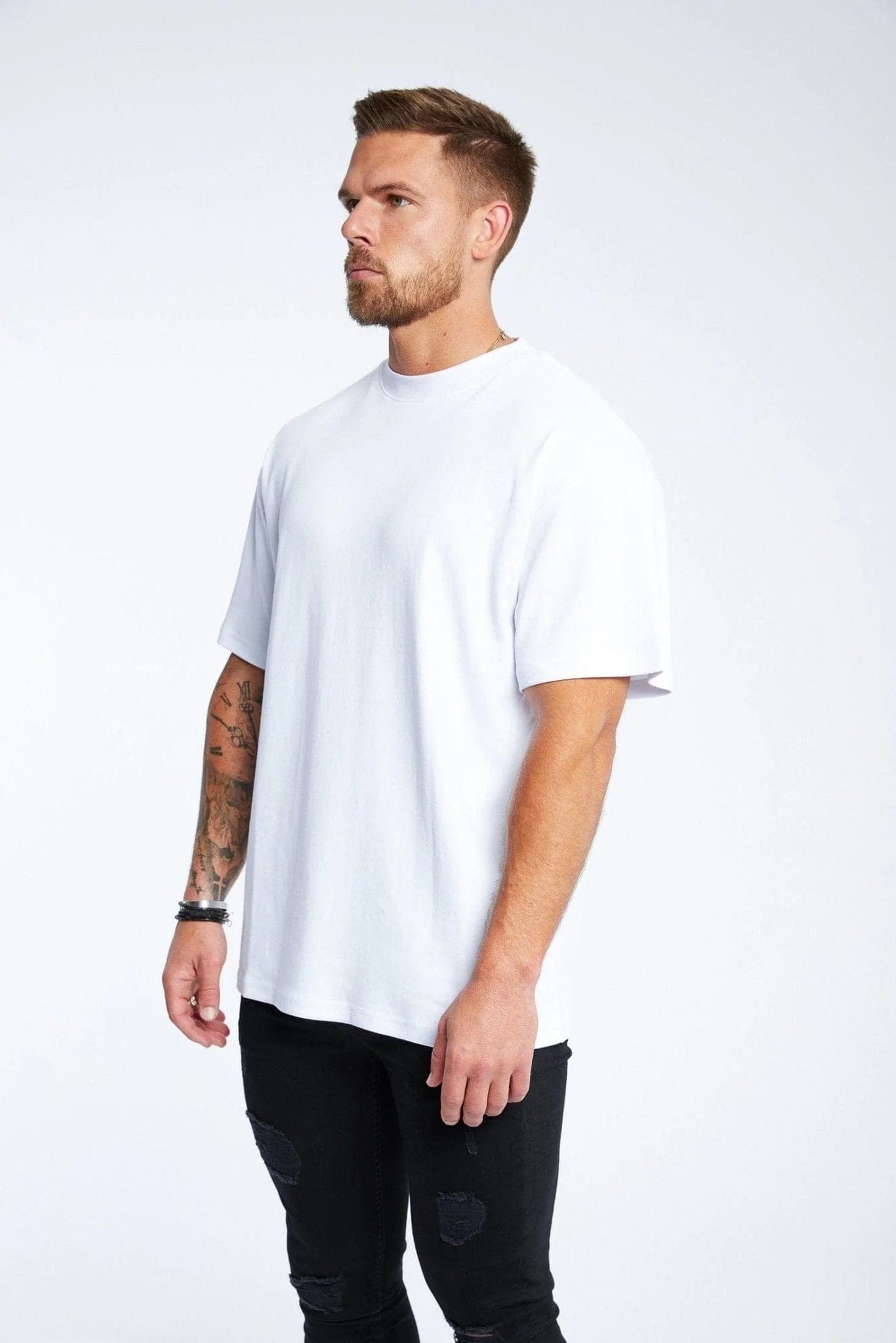 APOLLO* BASICS OVERSIZED T-SHIRT - WEISS