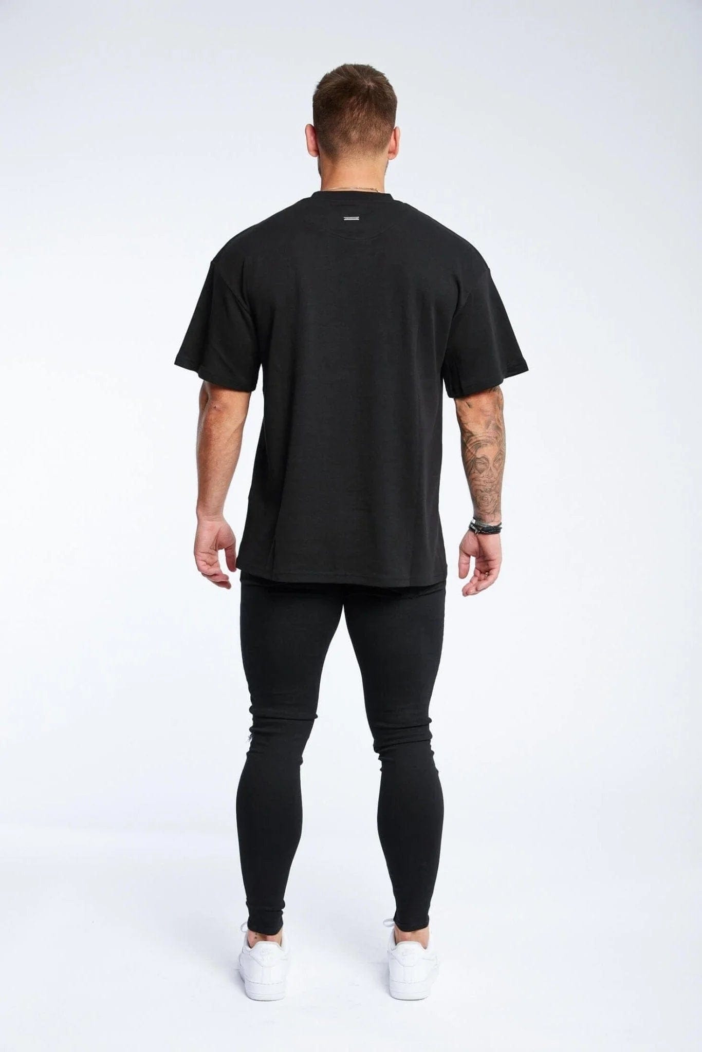 T-SHIRT OVERSIZE APOLLO* BASICS - NOIR