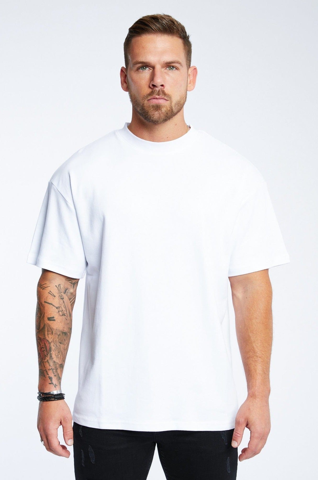 APOLLO* BASICS OVERSIZED T-SHIRT - WEISS