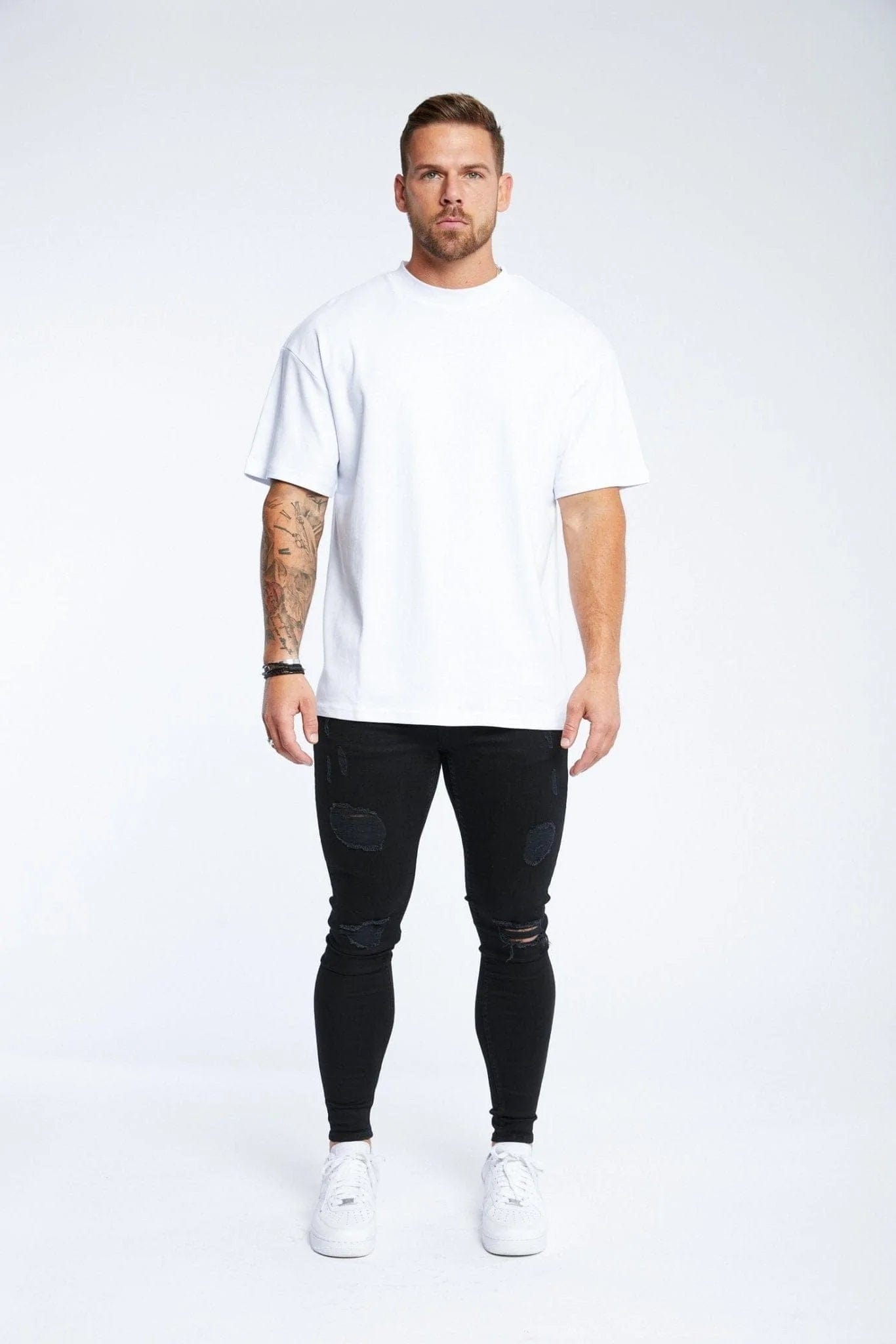 APOLLO* BASICS OVERSIZED T-SHIRT - WHITE