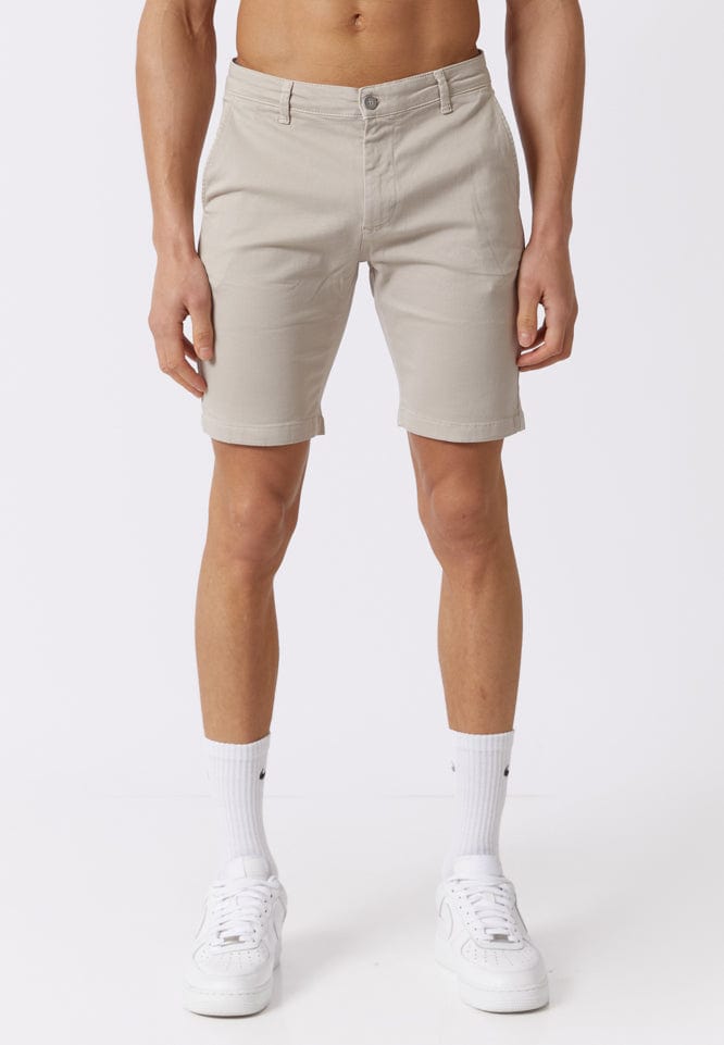 SHORT CHINO STRETCH - SABLE