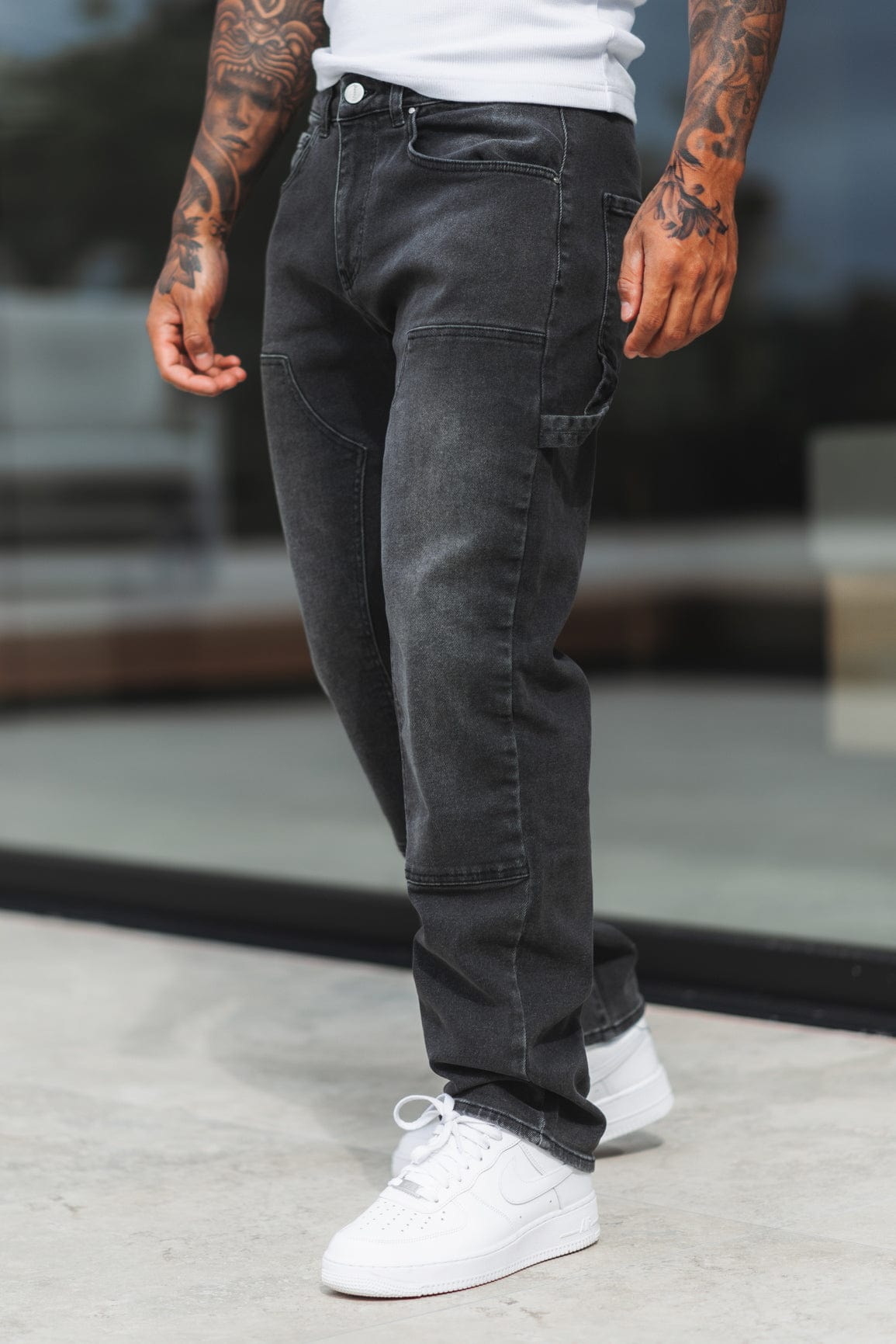 CARPENTER JEANS - WASHED GREY