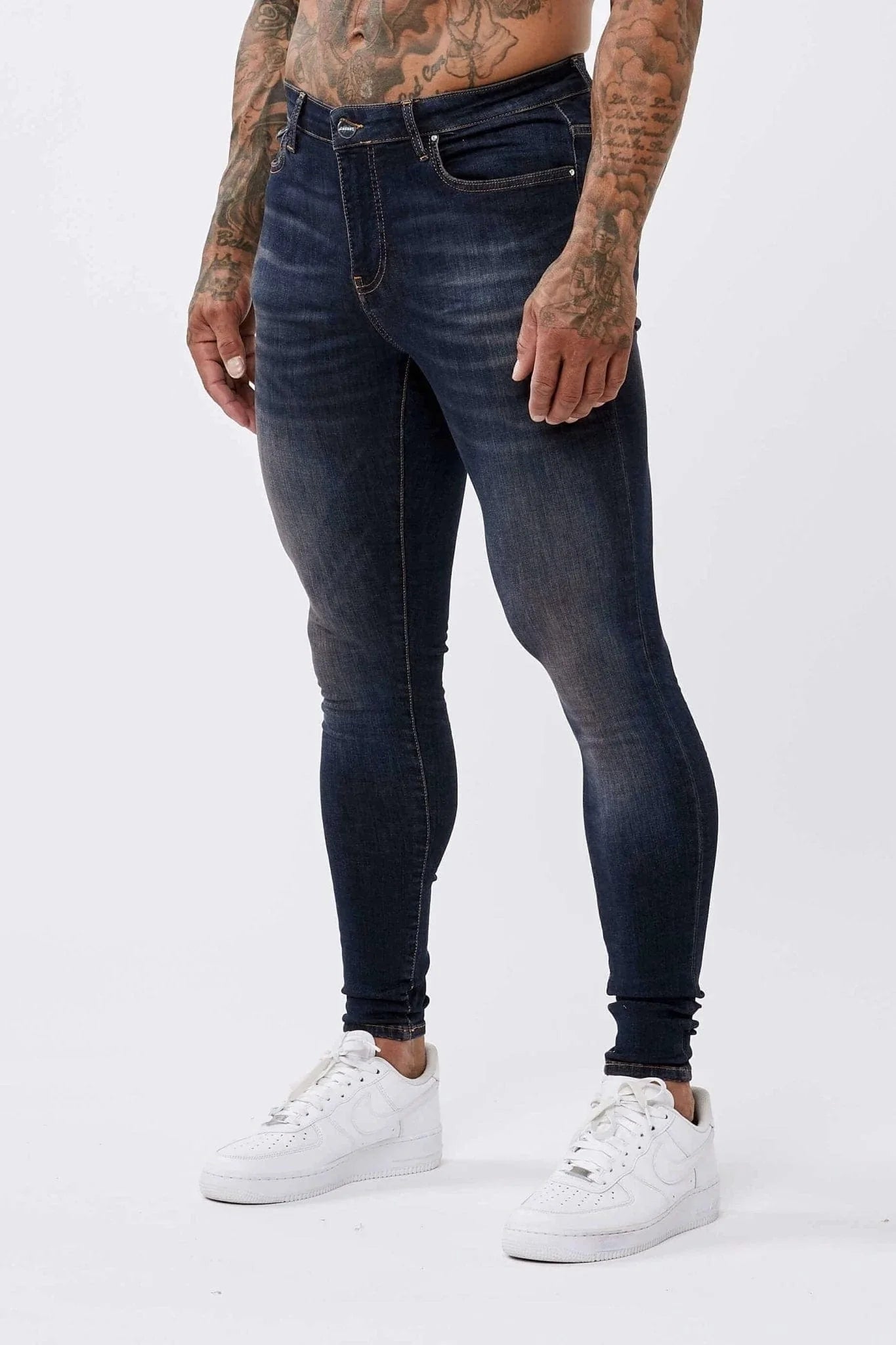 JEANS SKINNY FIT – KLASSISCHES INDIGOBLAU