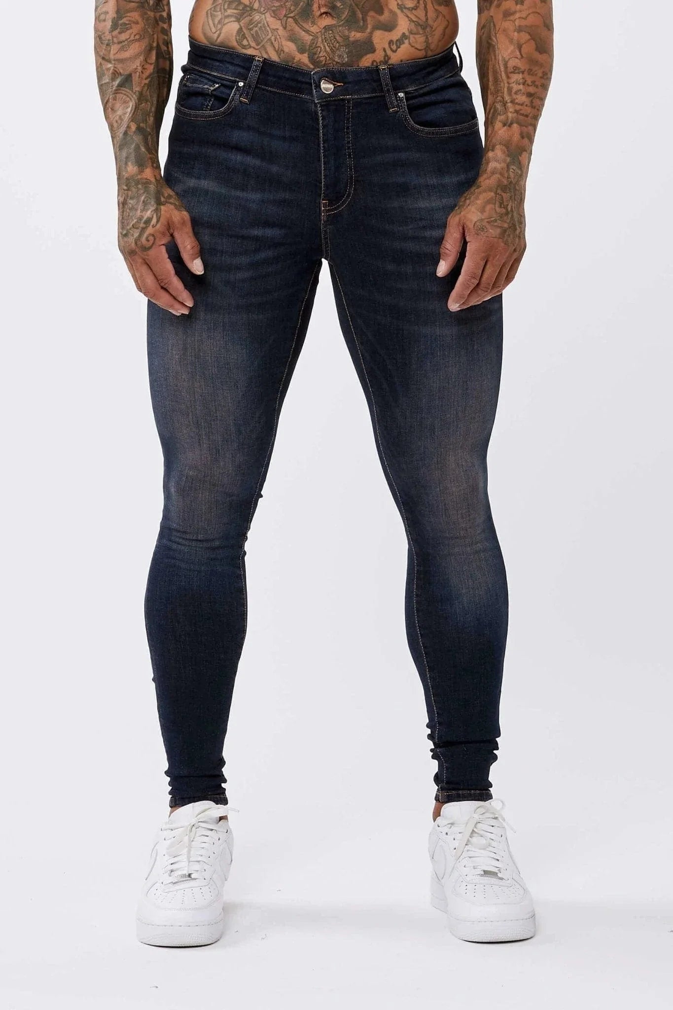 JEANS SKINNY FIT – KLASSISCHES INDIGOBLAU