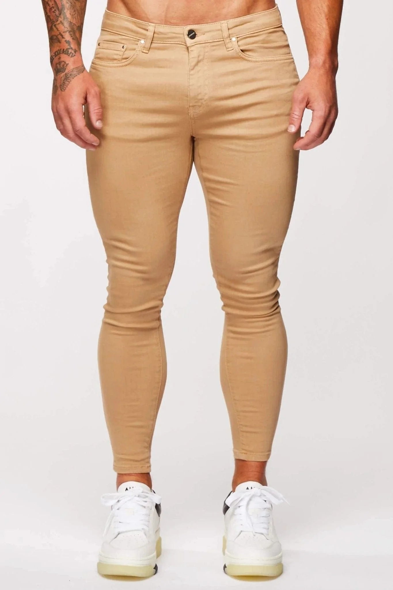 JEAN COUPE SKINNY - BEIGE