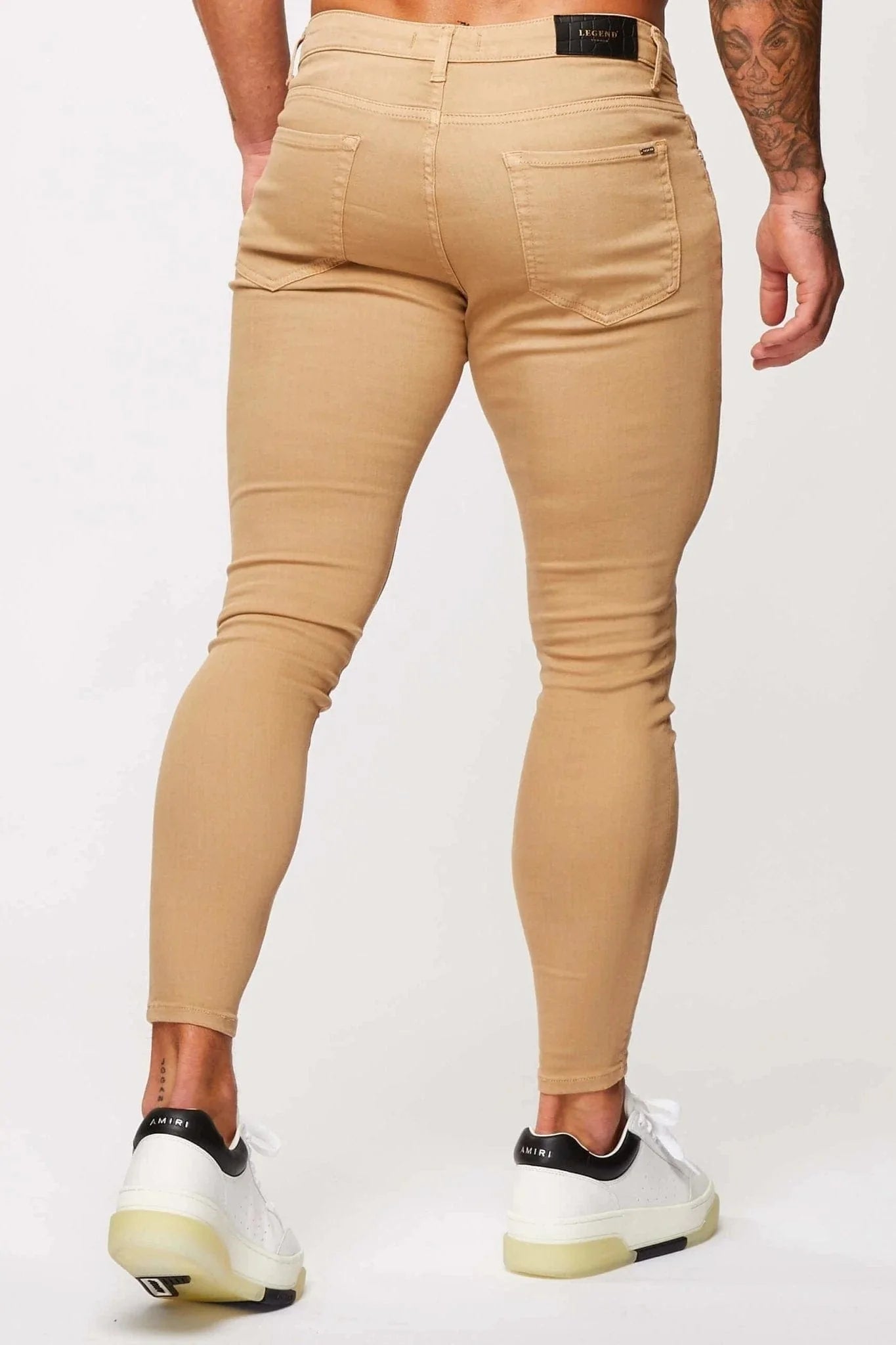 JEAN COUPE SKINNY - BEIGE