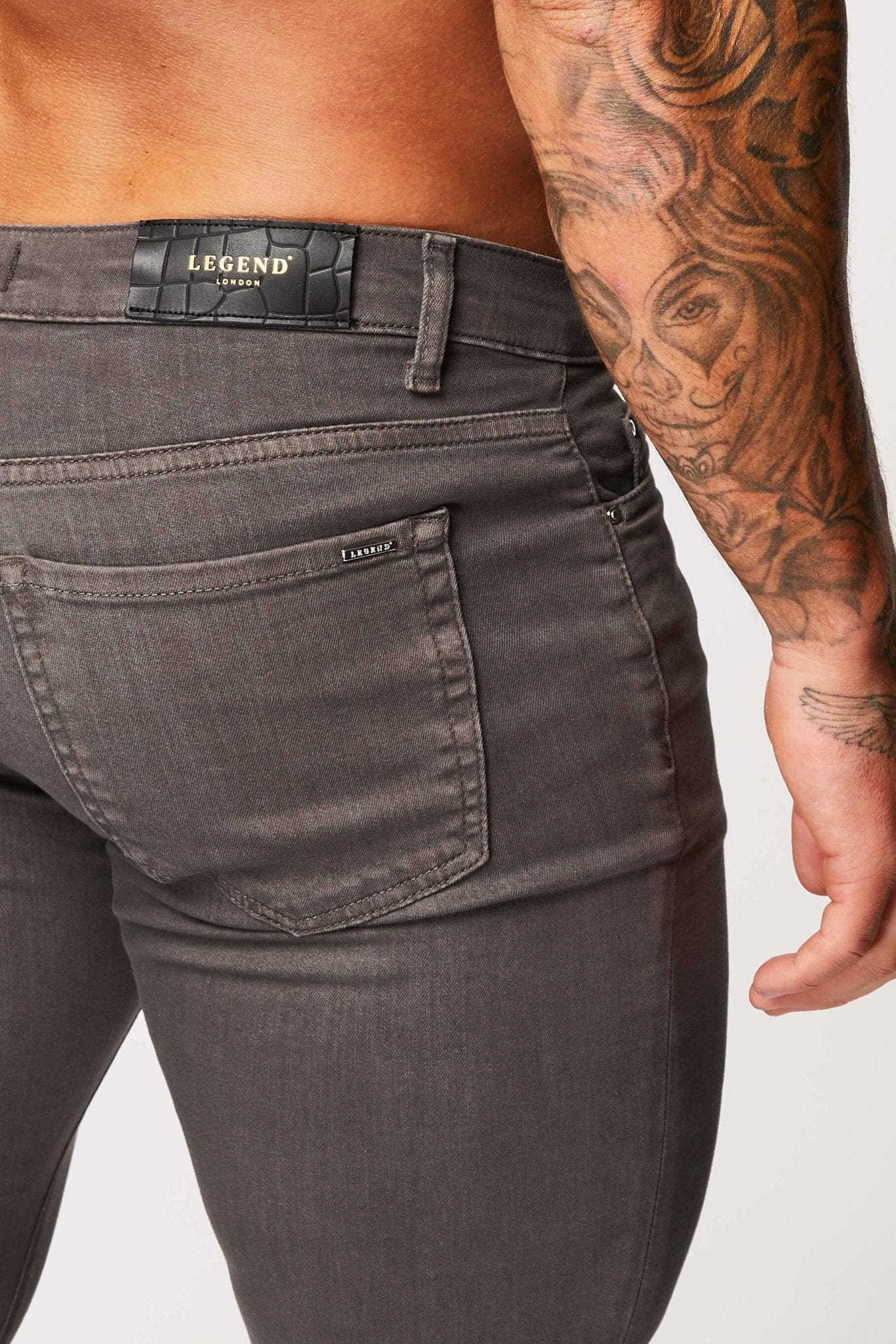 JEAN SKINNY FIT - GRIS