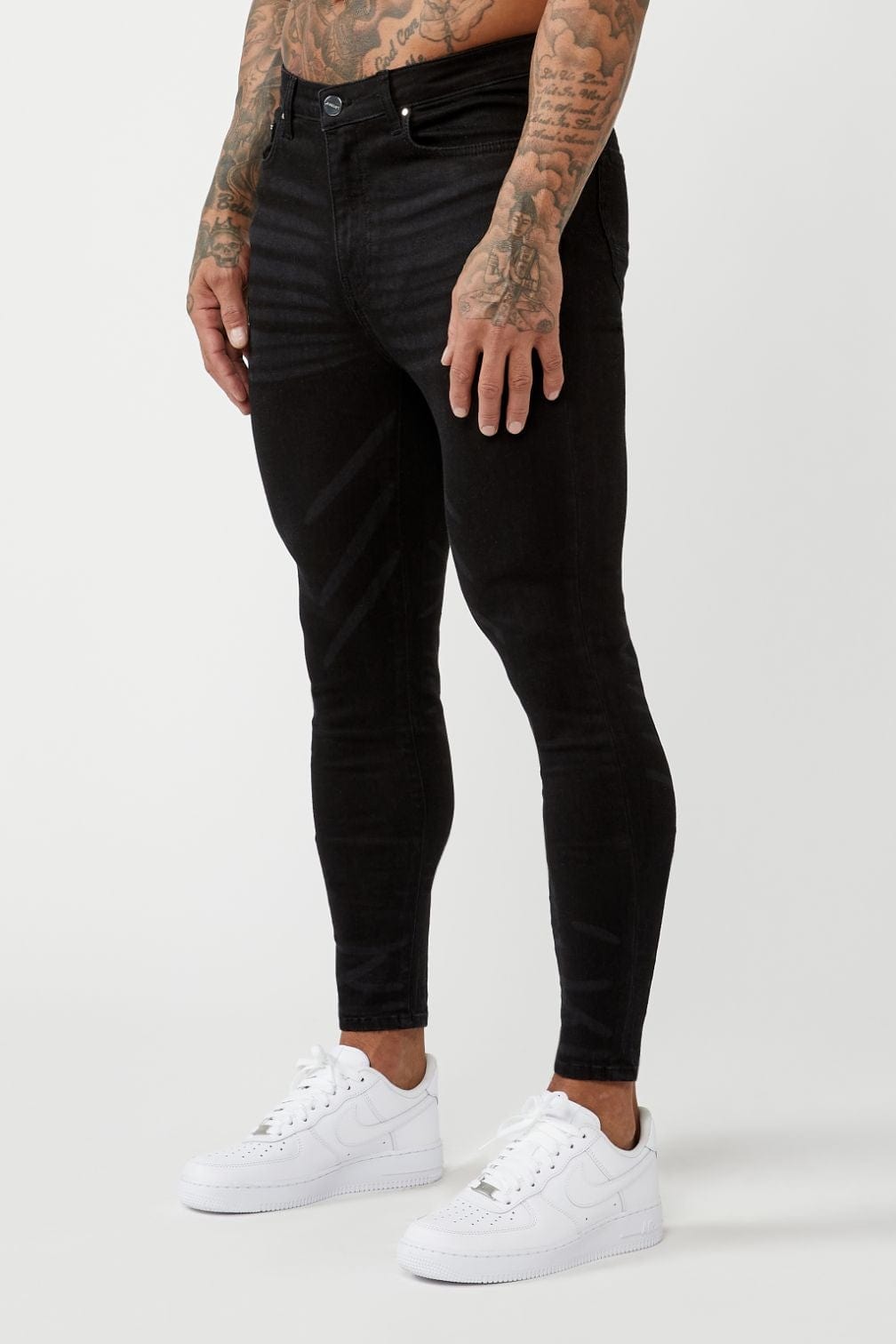 JEAN SKINNY FIT PREMIUM - DÉLAVAGE NOIR