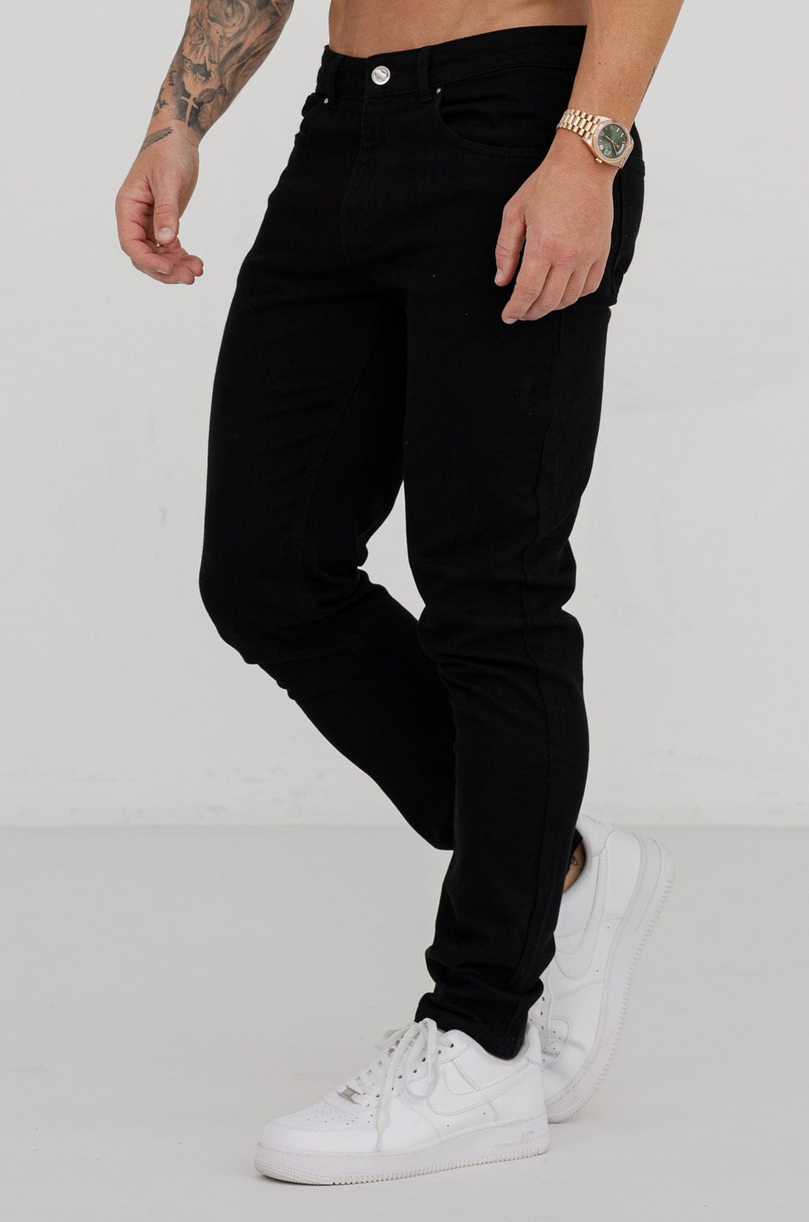 REGULAR FIT JEANS - BLACK