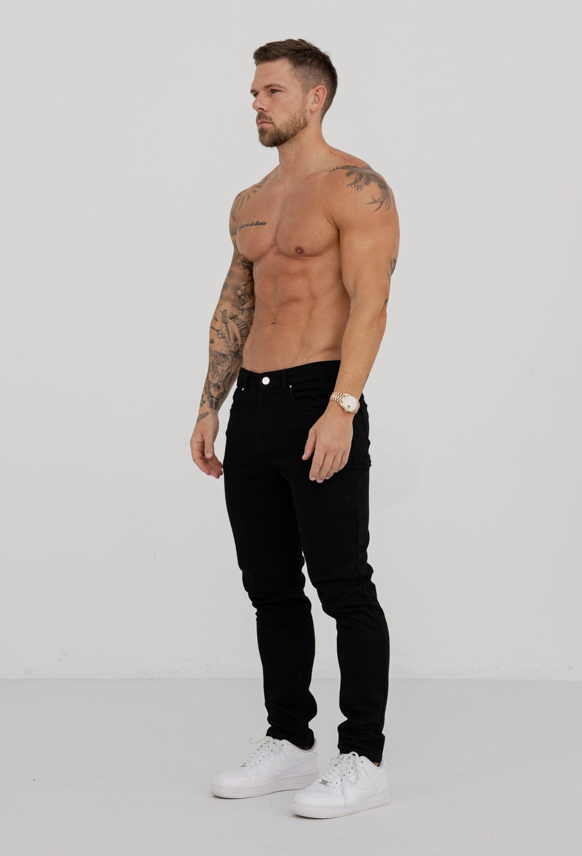 REGULAR FIT JEANS - BLACK