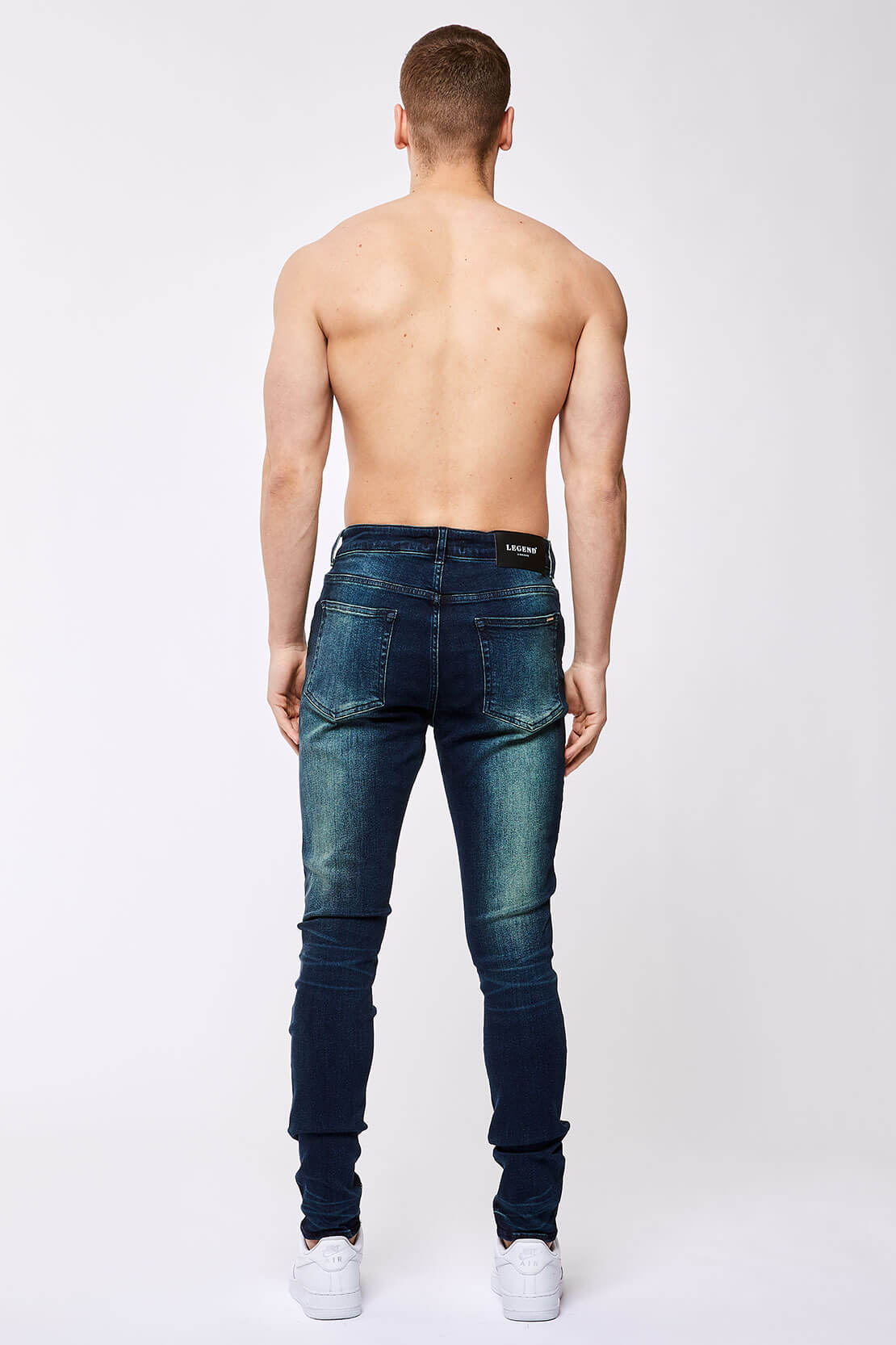 JEAN SKINNY FIT - SURTEINT BLEU FONCÉ