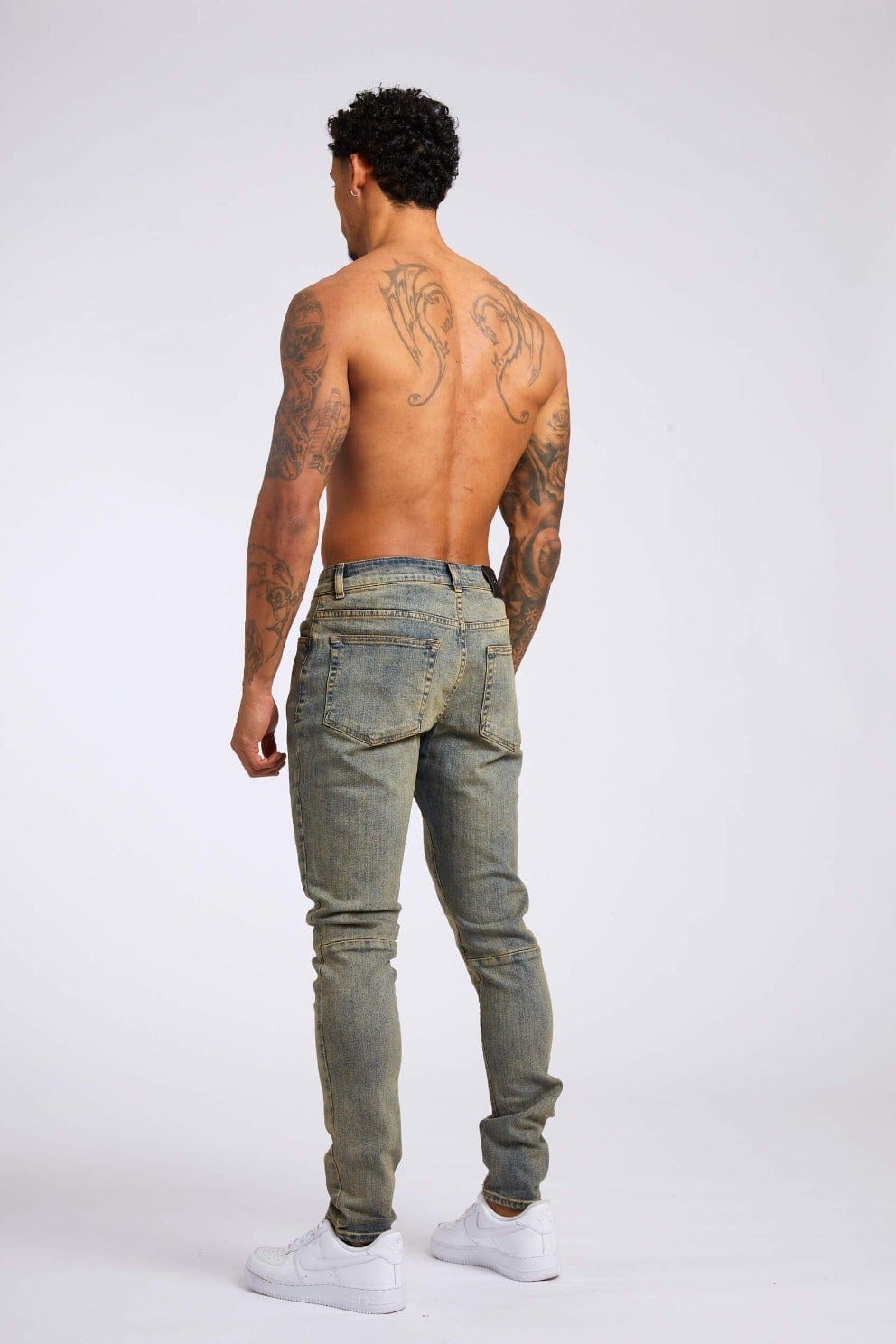 JEANS MIT SKINNY-FIT – VINTAGE-STONE-WASH