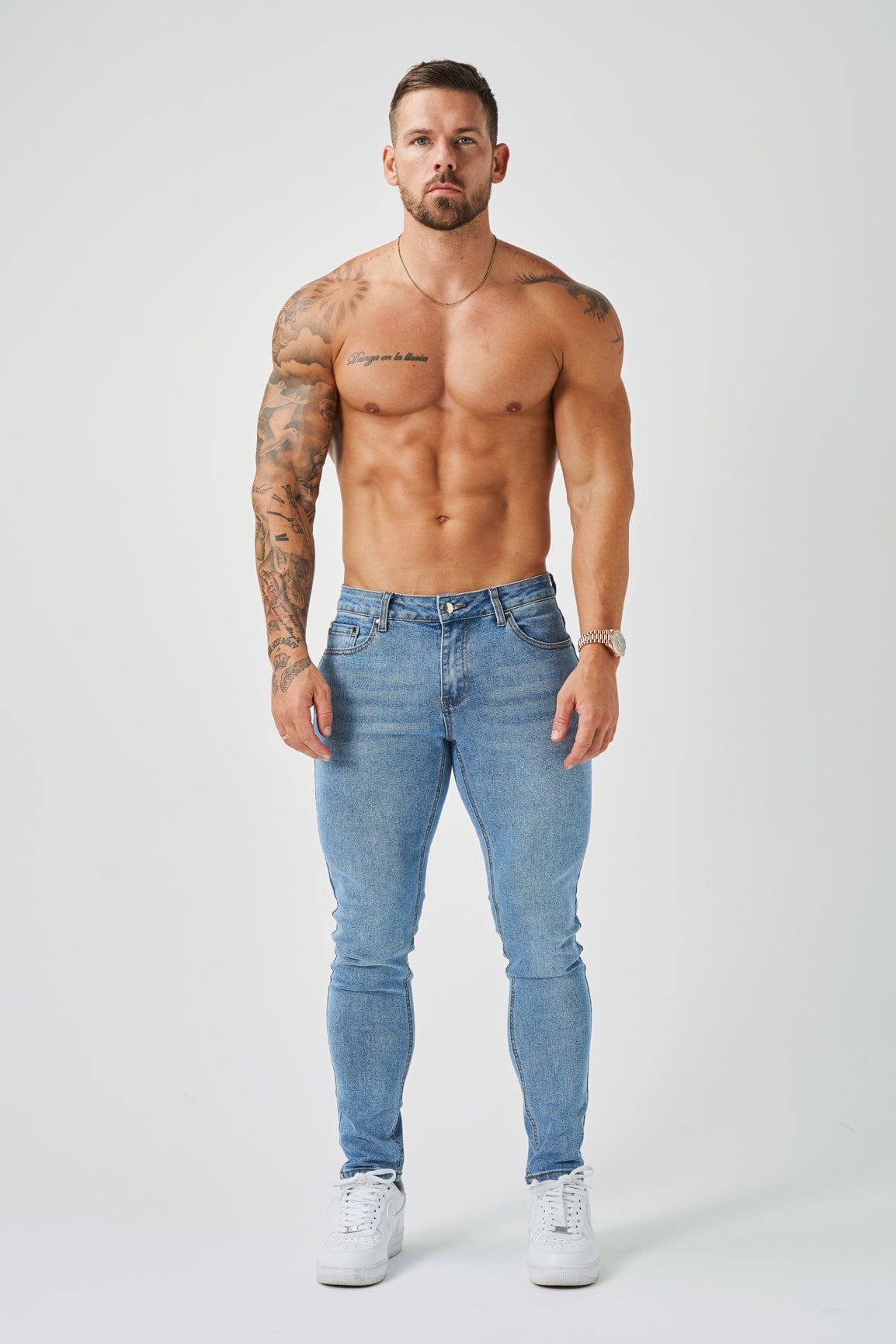 SLIM FIT JEANS 2.0 - BLEACH BLUE