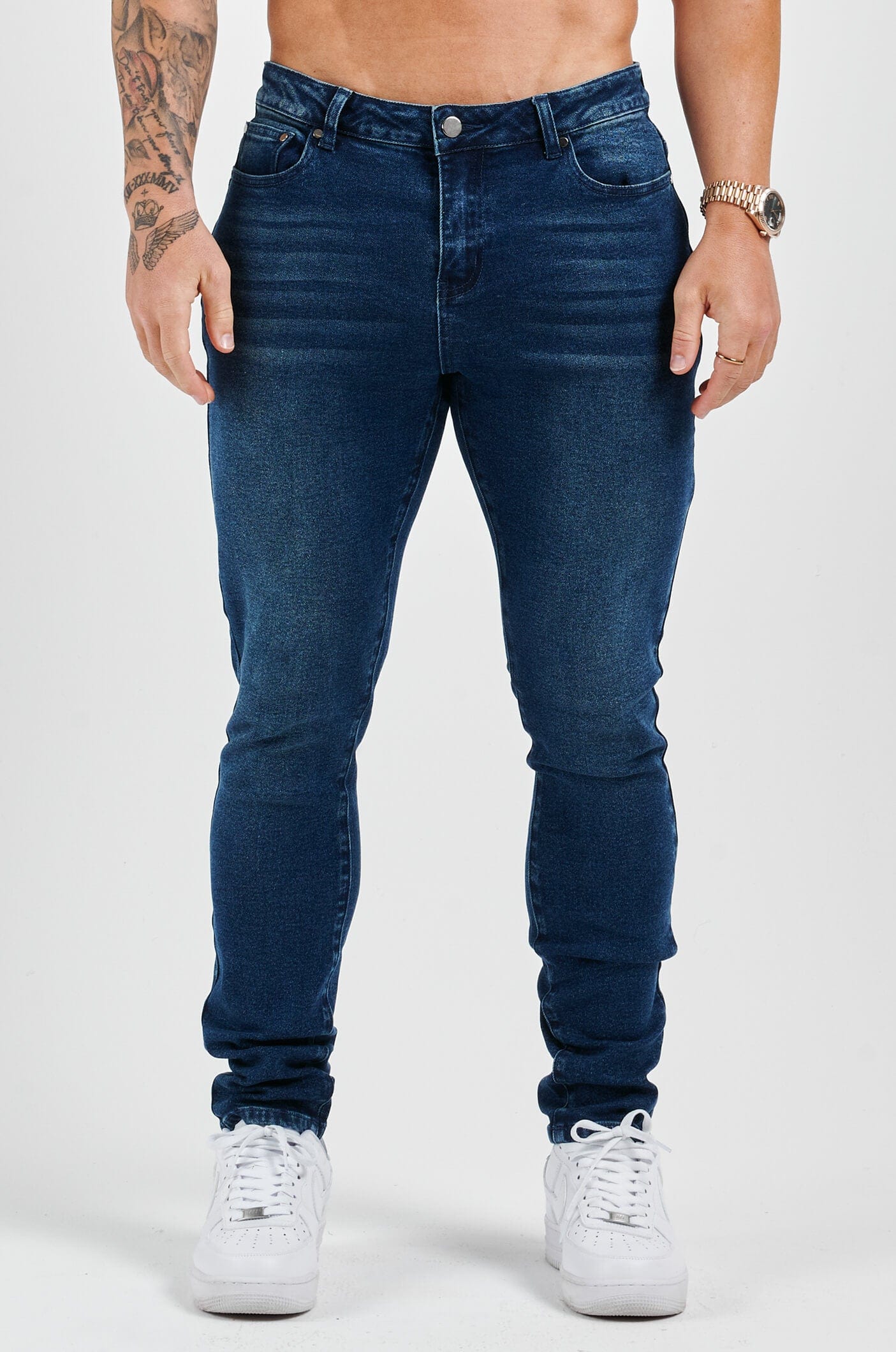 SLIM FIT JEANS 2.0 – DUNKEL INDIGO VERBLASST