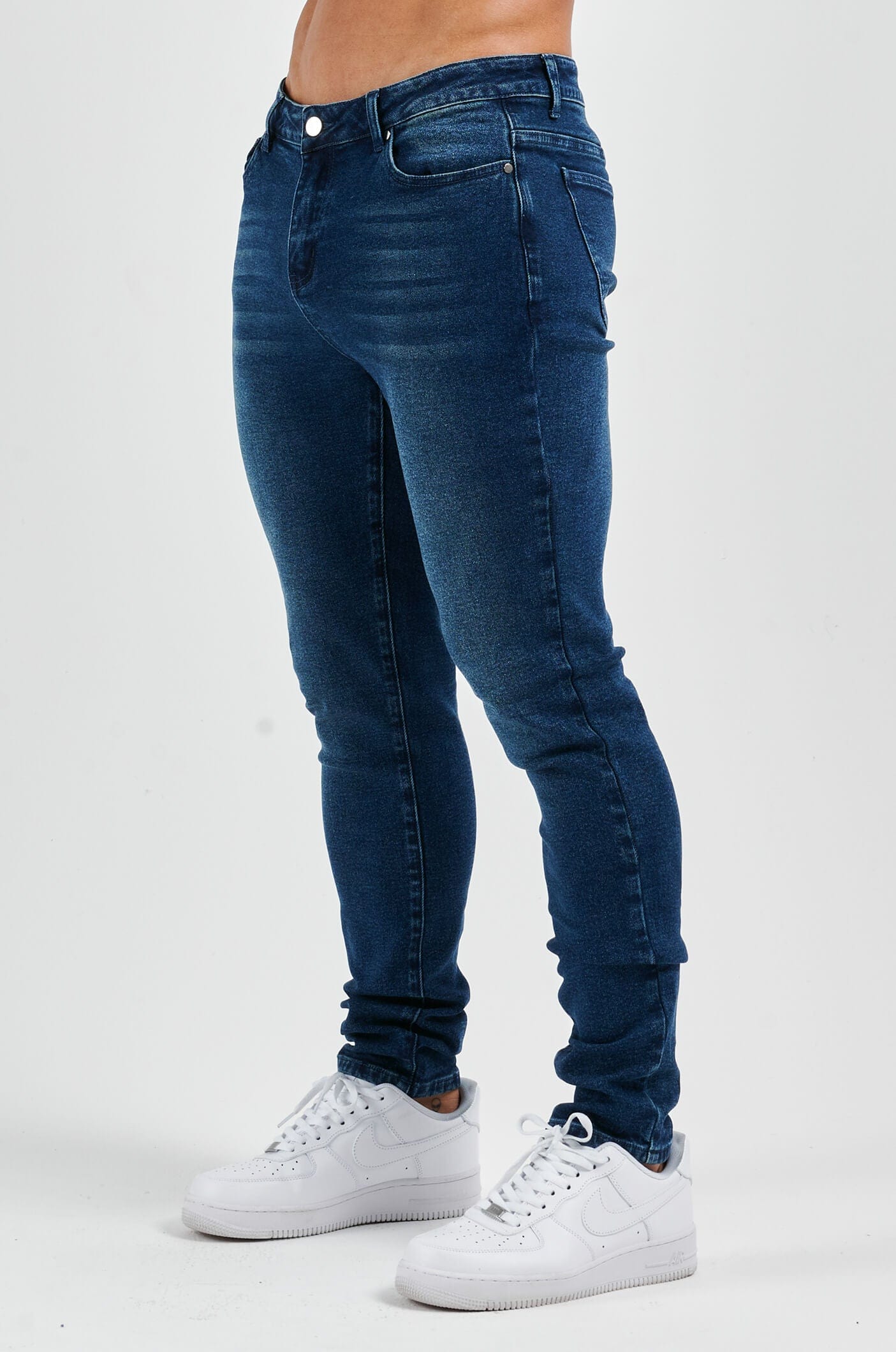 JEAN SLIM FIT 2.0 - INDIGO FONCÉ DÉLAVÉ