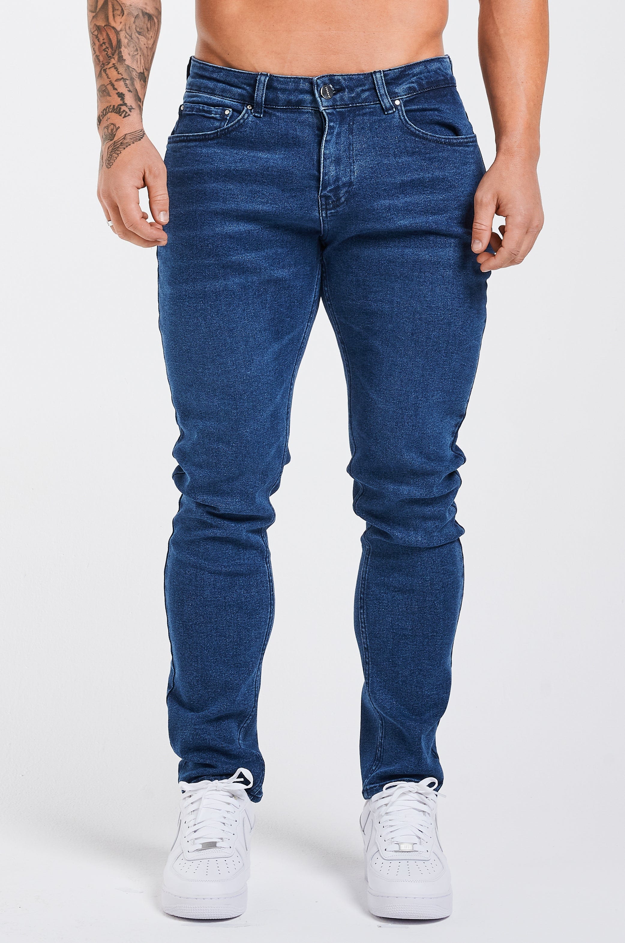 SLIM FIT JEANS 2.0 - DUNKLES MARINEBLAU