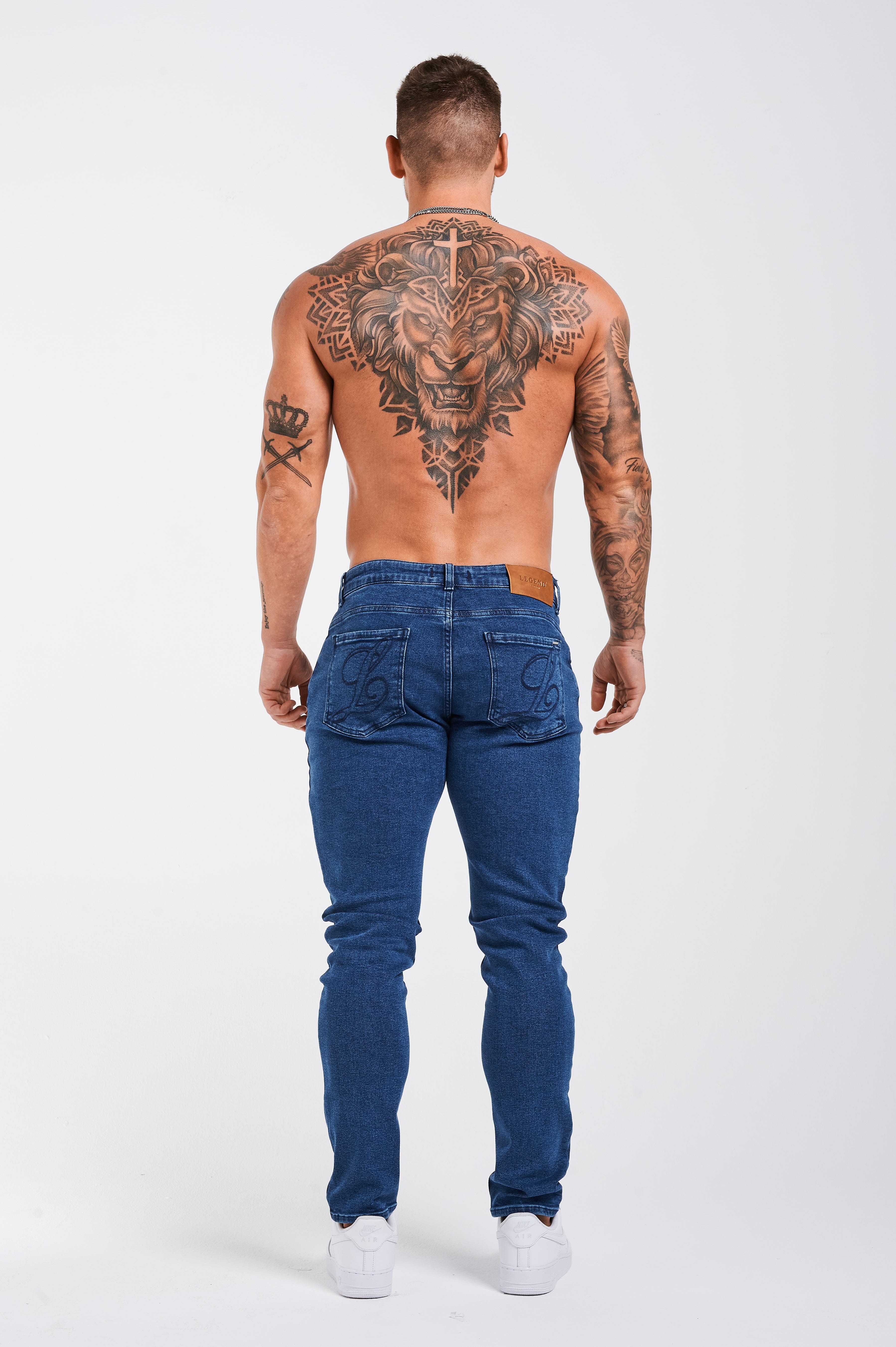 SLIM FIT JEANS 2.0 - DUNKLES MARINEBLAU