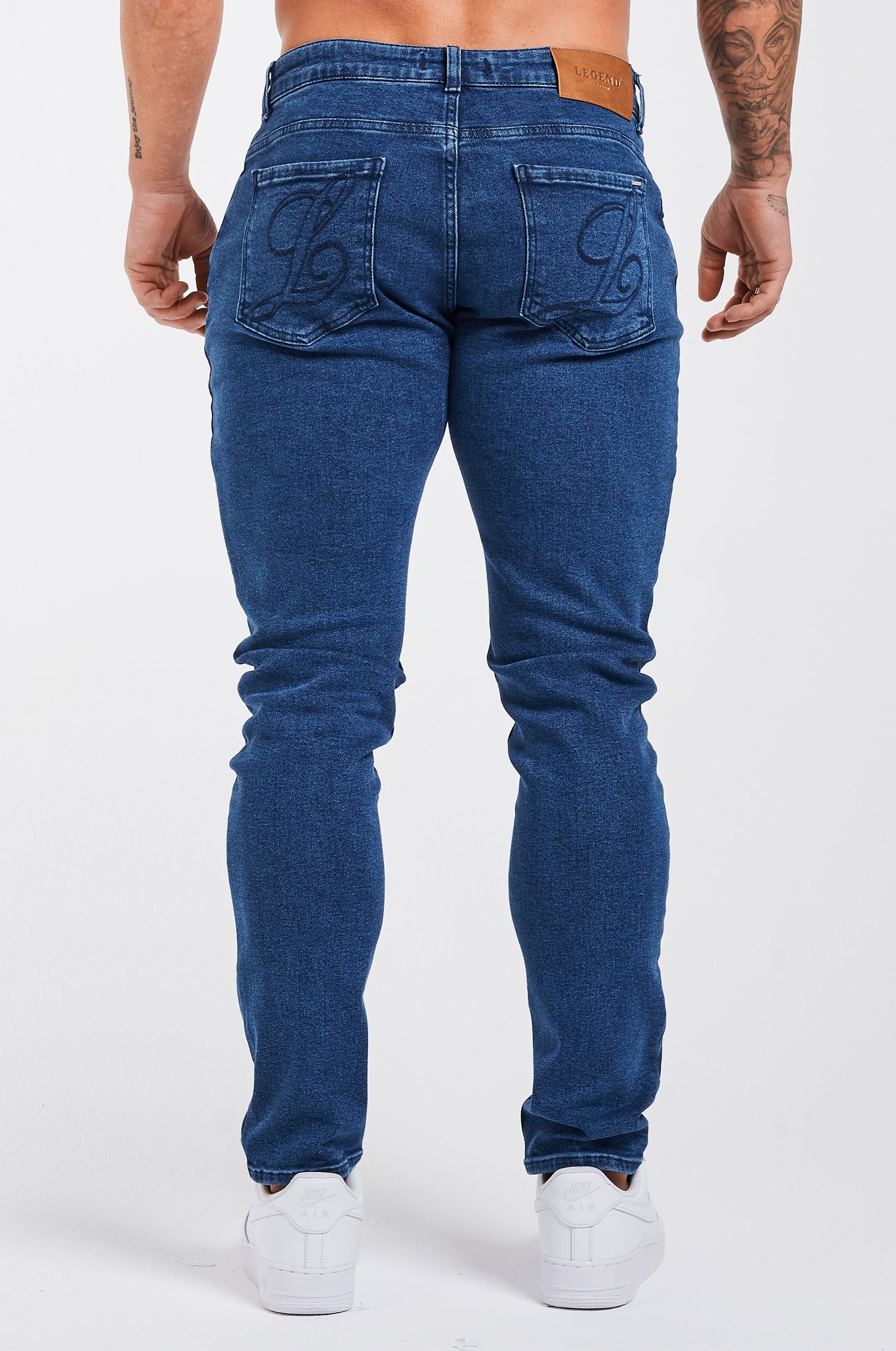 SLIM FIT JEANS 2.0 - DUNKLES MARINEBLAU