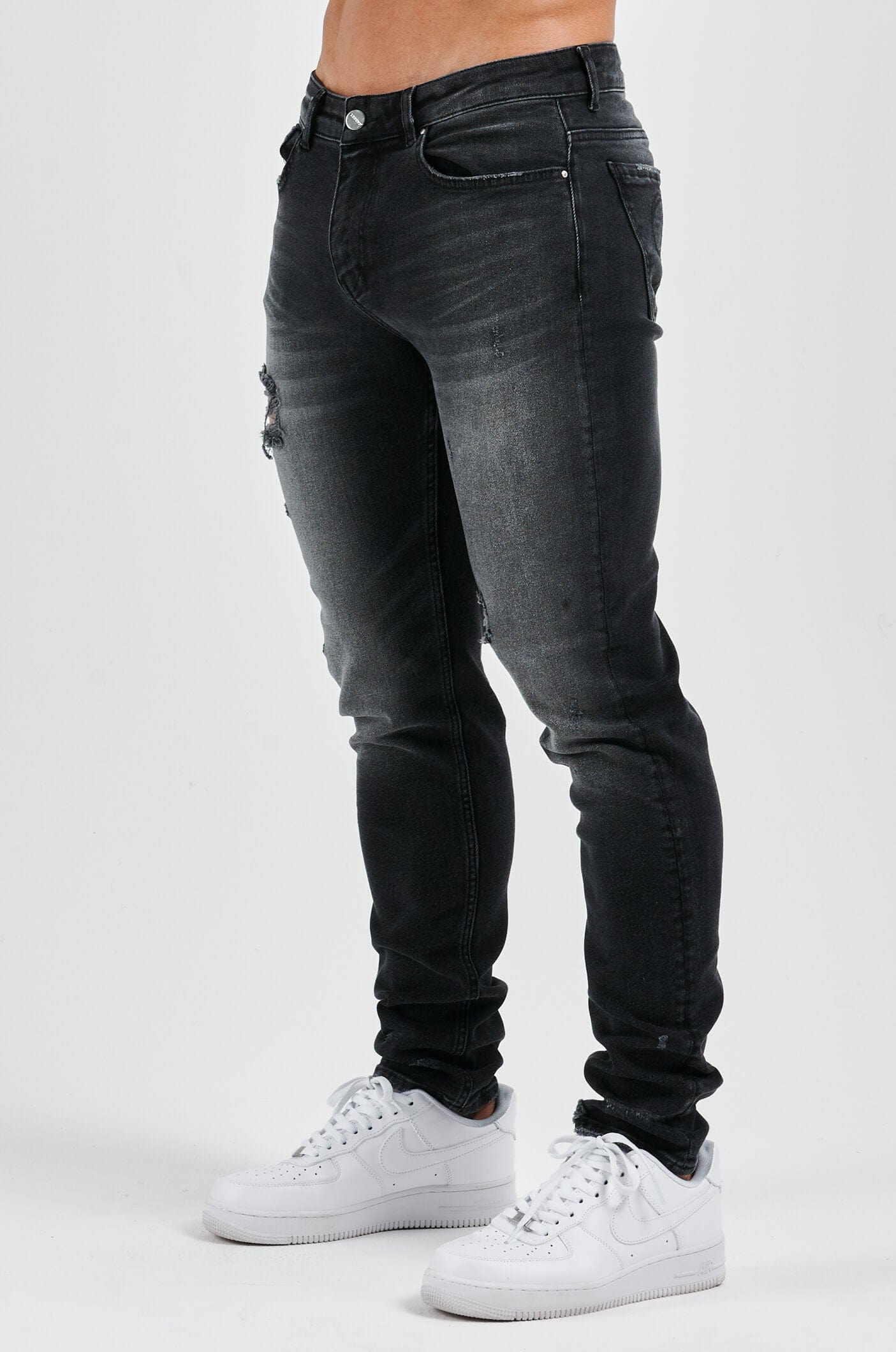 JEAN SLIM FIT 2.0 DÉLAVÉ - GRIS