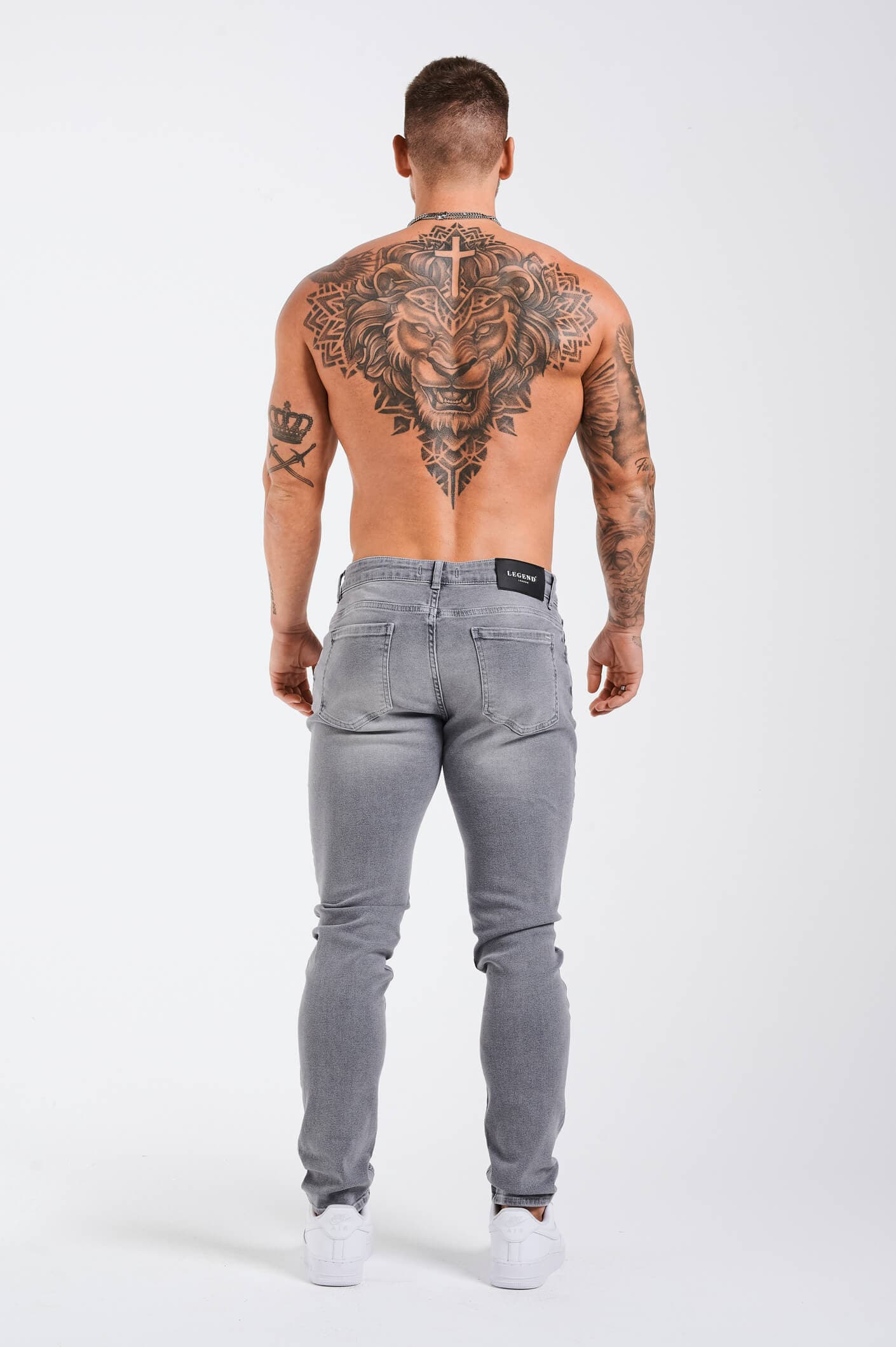 SLIM FIT JEANS 2.0 - LIGHT GREY WASH