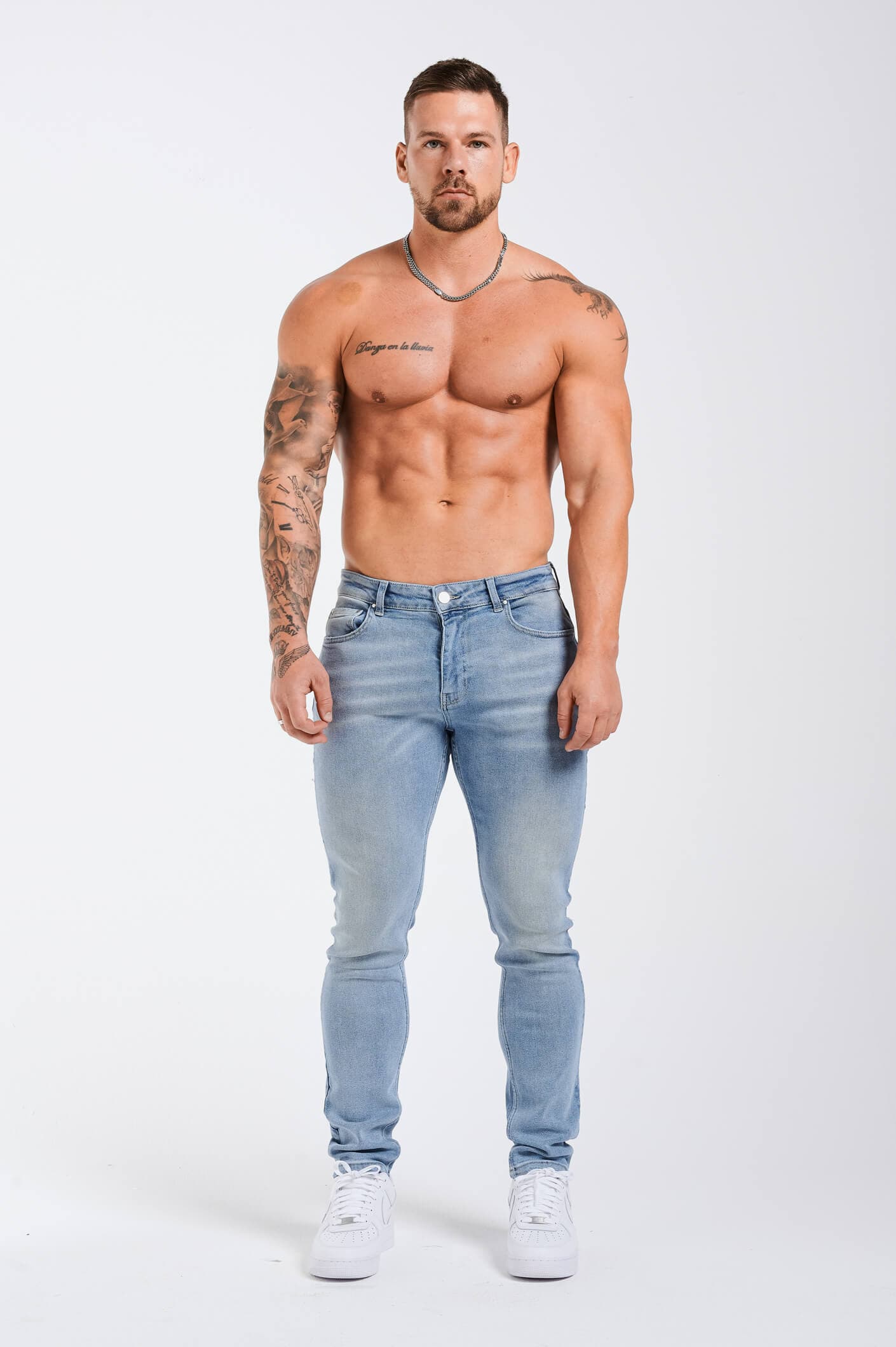 SLIM FIT JEANS 2.0 - SANDBLAU