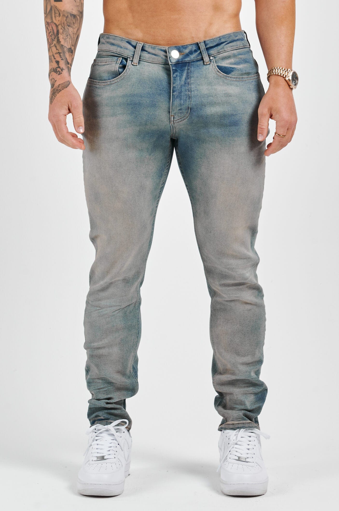 SLIM FIT JEANS 2.0 - STONE WASHED