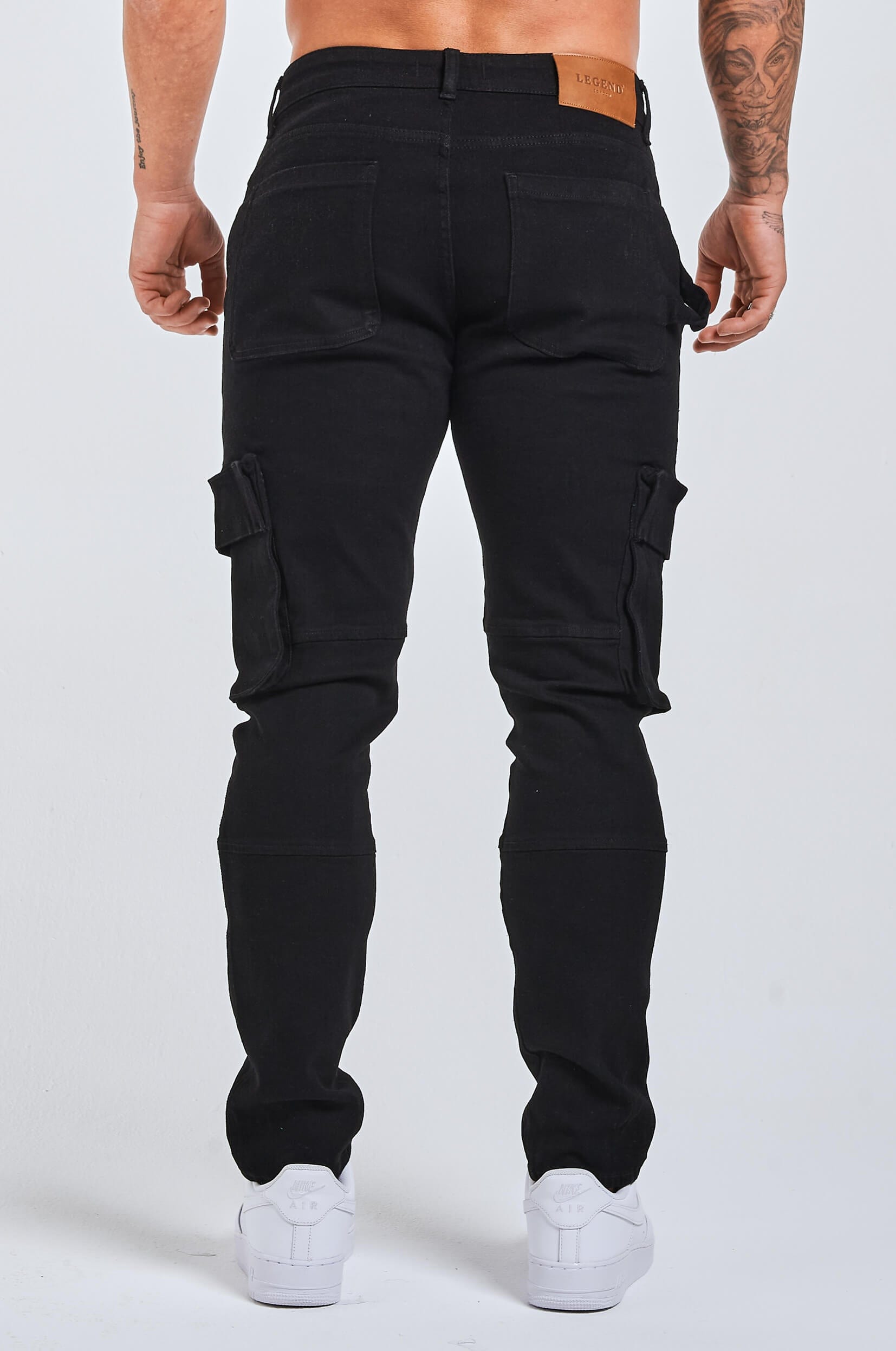 SLIM FIT JEANS 2.0 UTILTY CARPENTER - SCHWARZ