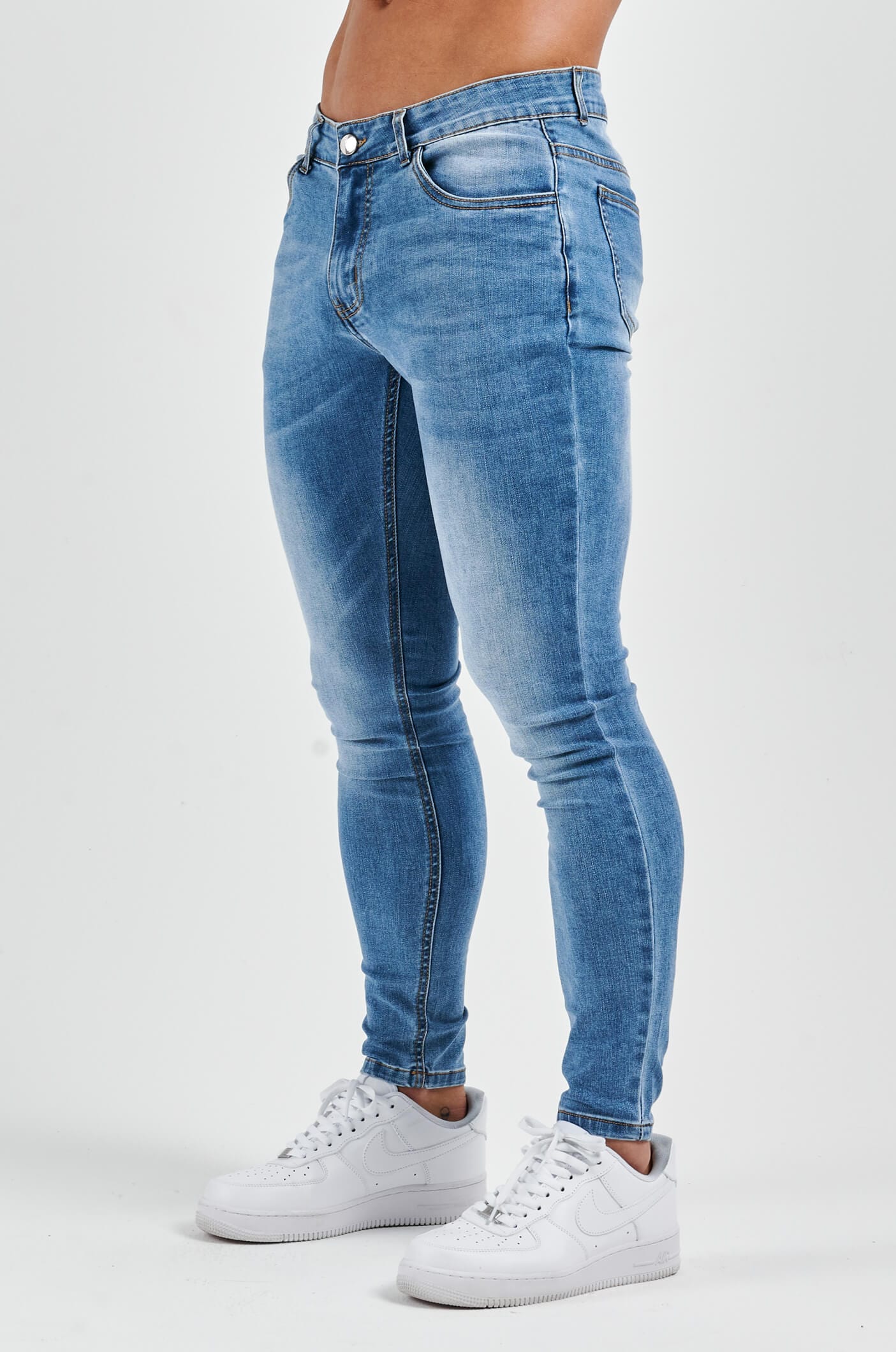 JEAN SKINNY FIT - DÉLAVAGE BLEU CLAIR