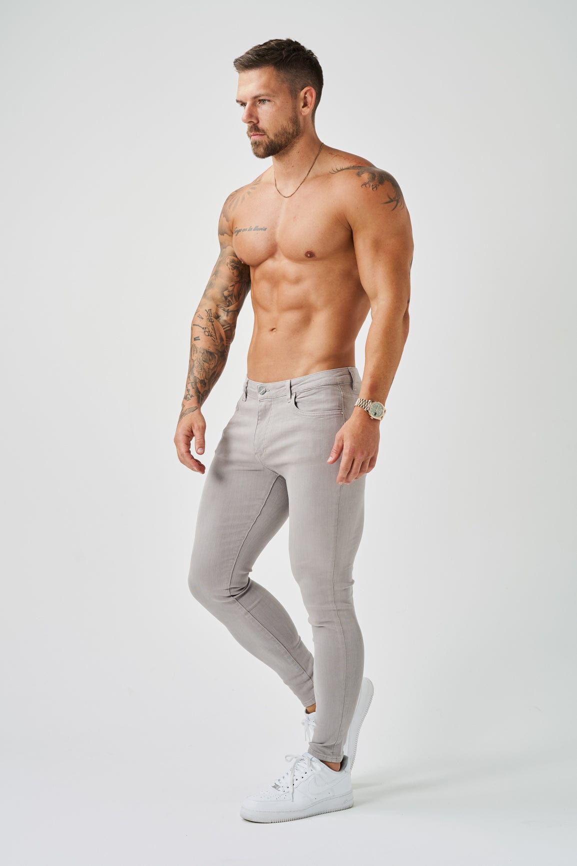 SKINNY FIT JEANS - ICE GREY