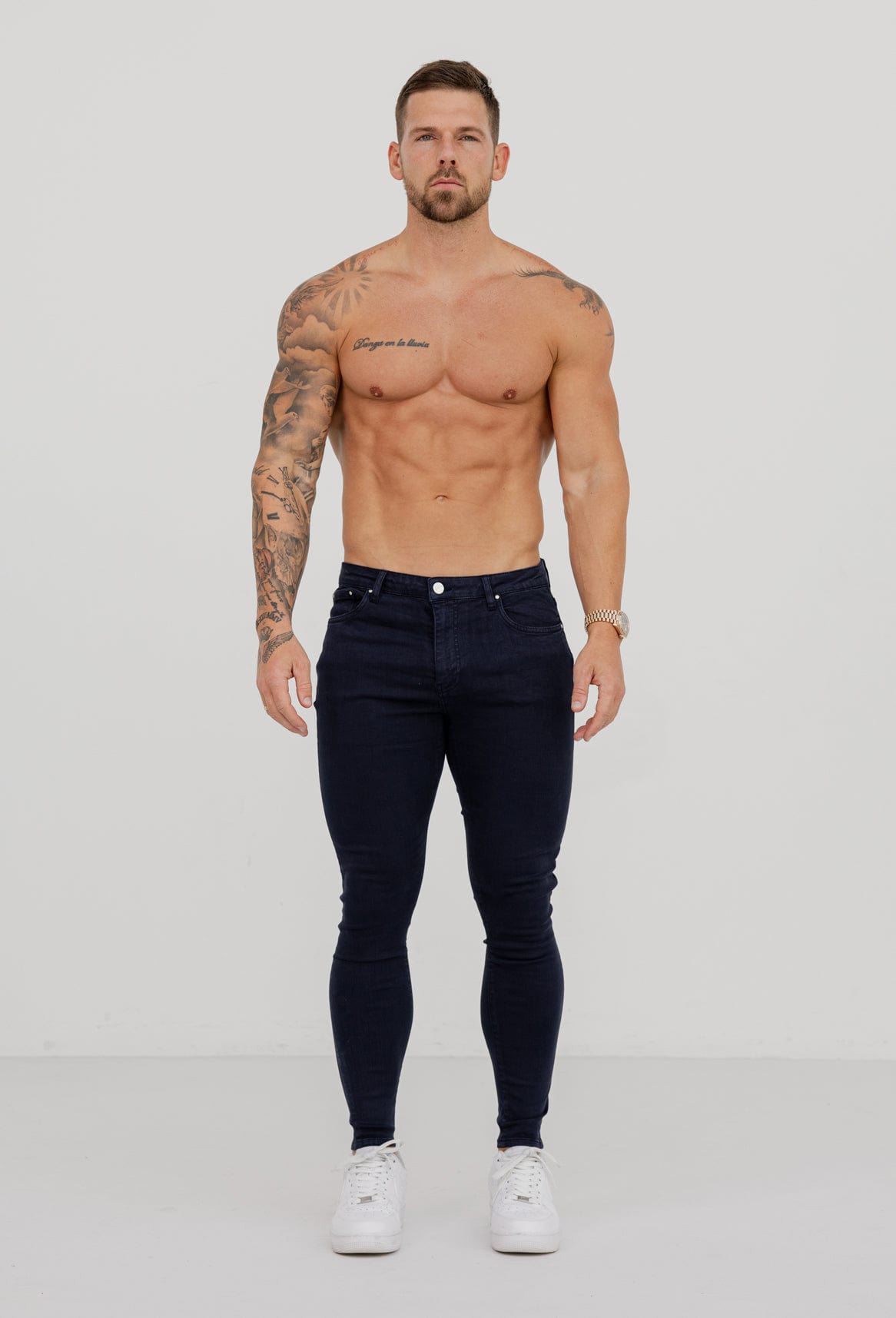 SKINNY FIT JEANS - NAVY