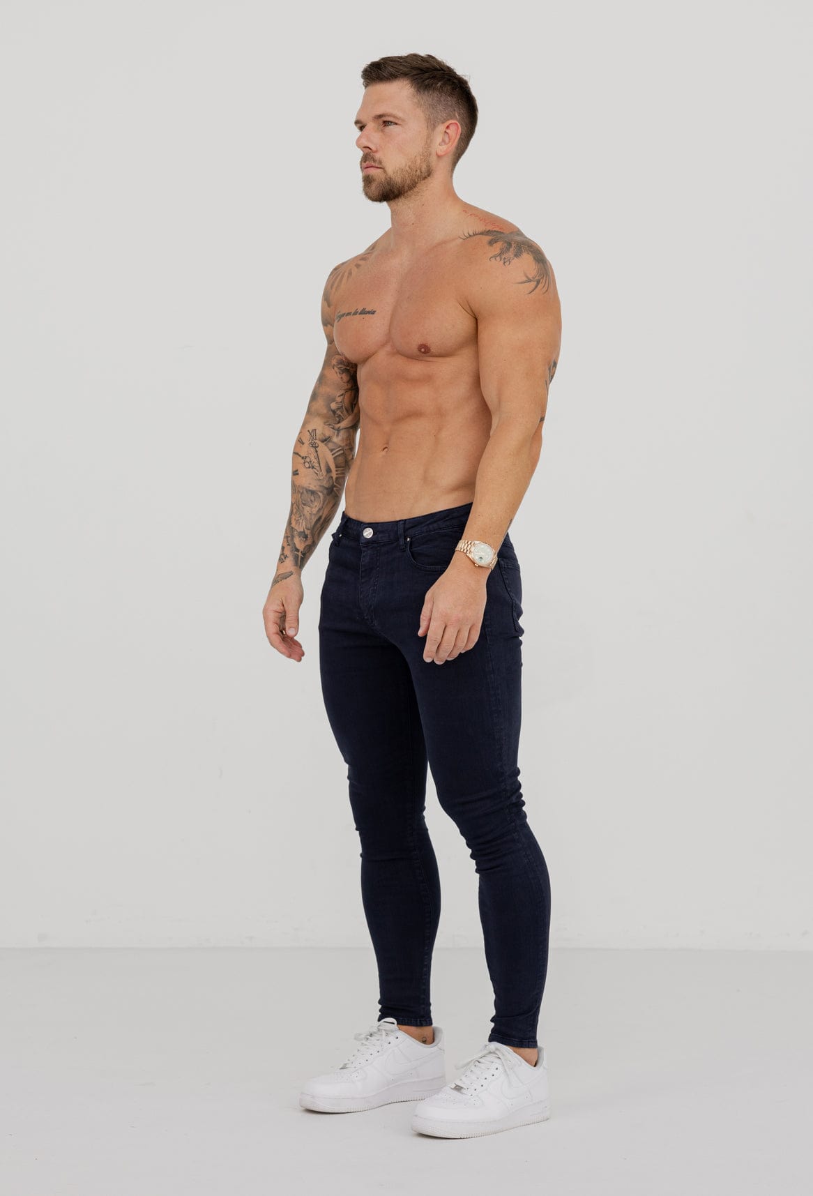 SKINNY FIT JEANS - NAVY