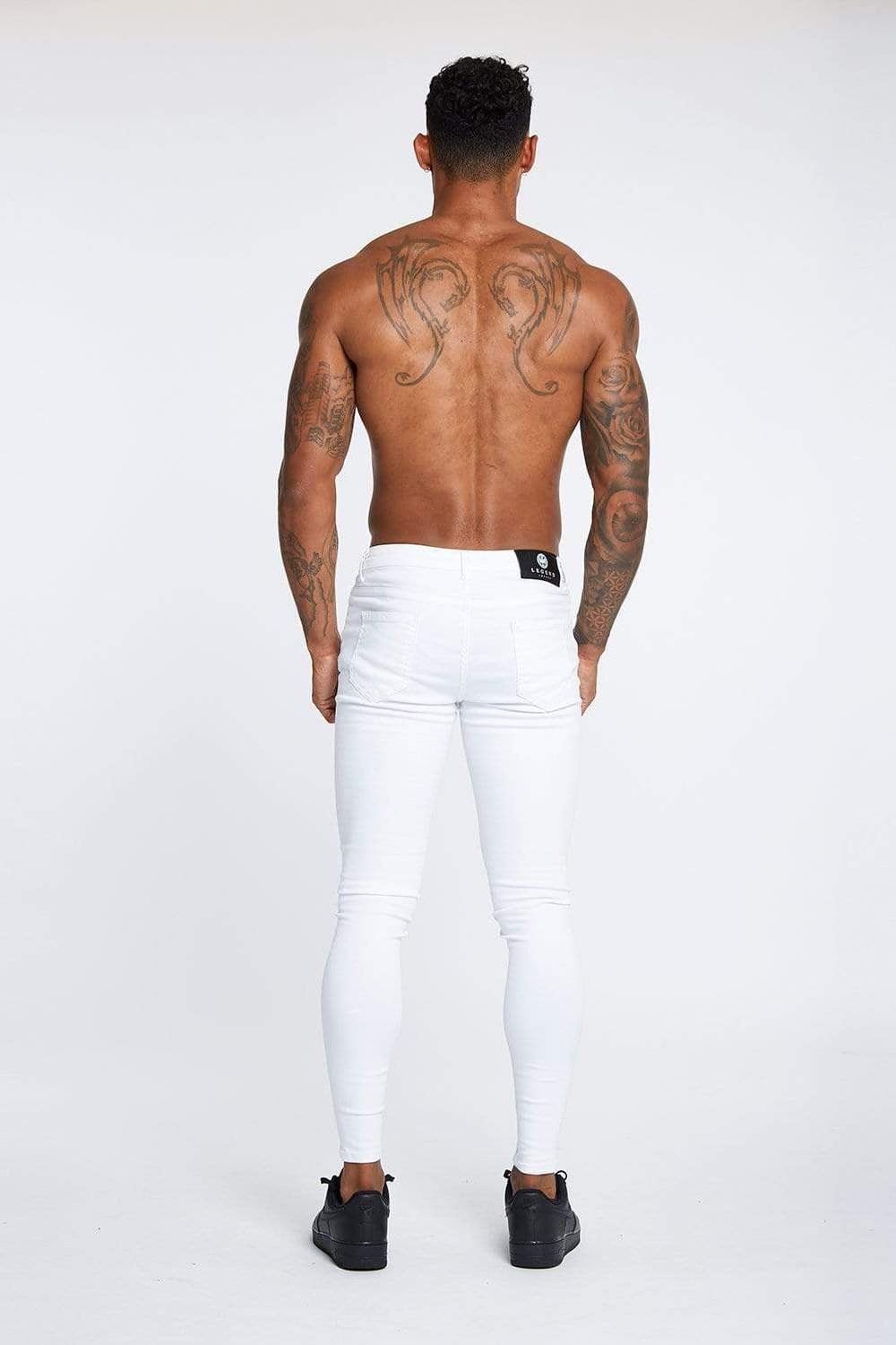 SKINNY FIT JEANS, NICHT RISSE - WEISS