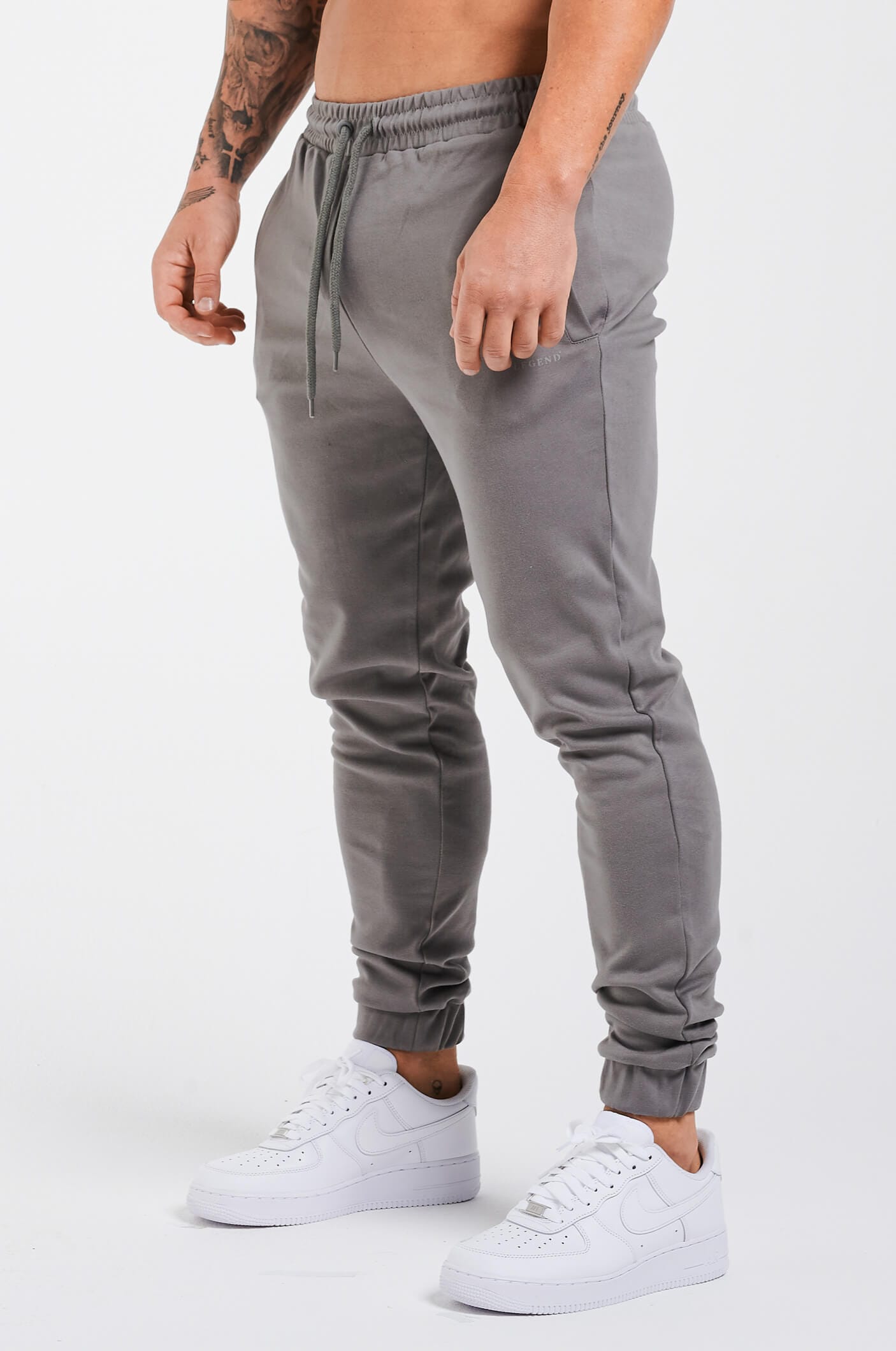 PANTALON DE JOGGING SKINNY - GRIS FONCÉ