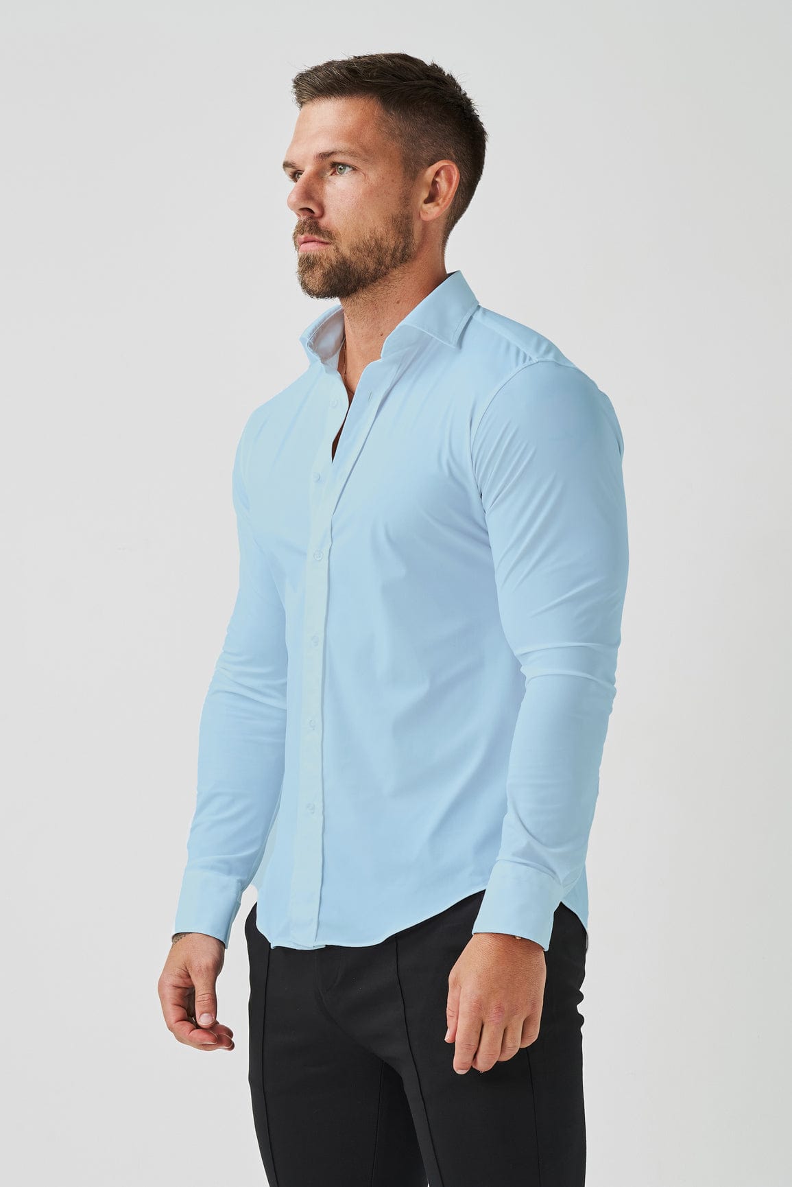 CHEMISE TECHNIQUE - BLEU CLAIR