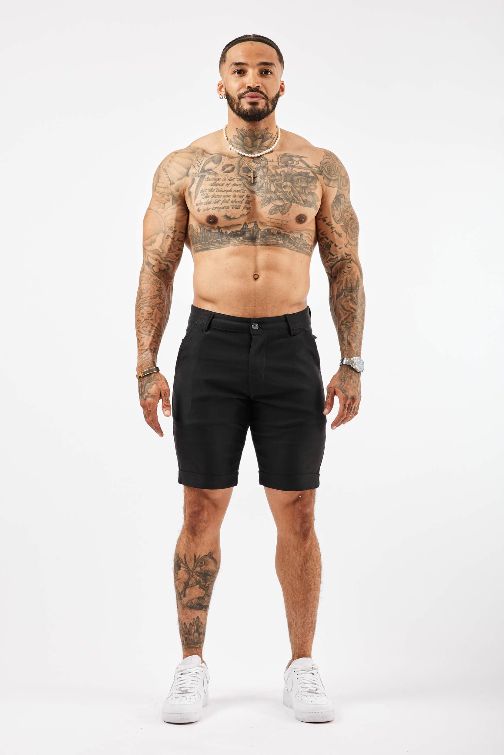 FLEX CHINO SHORT - BLACK