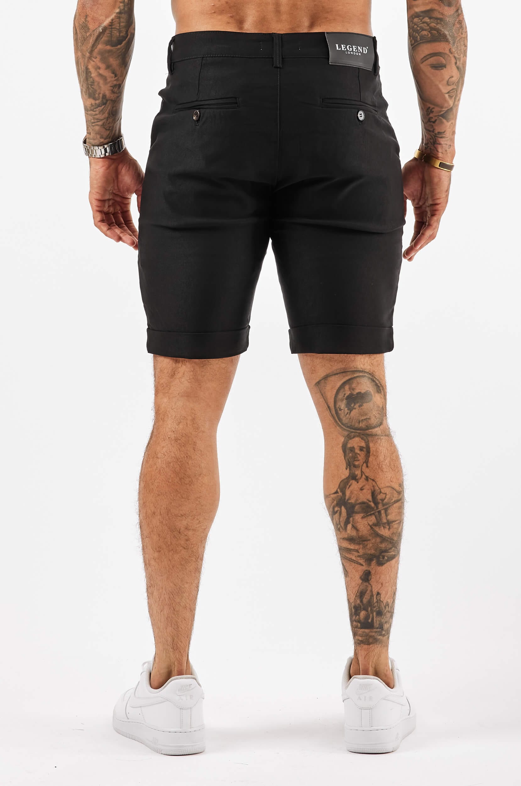 FLEX CHINO SHORT - BLACK