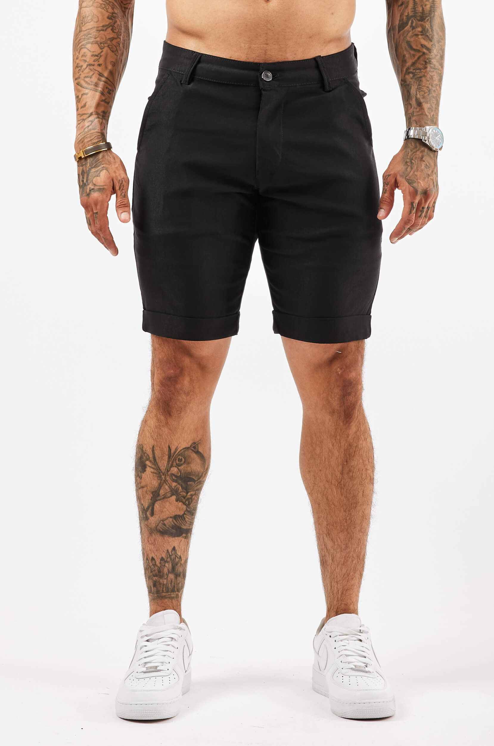 FLEX CHINO SHORT - BLACK