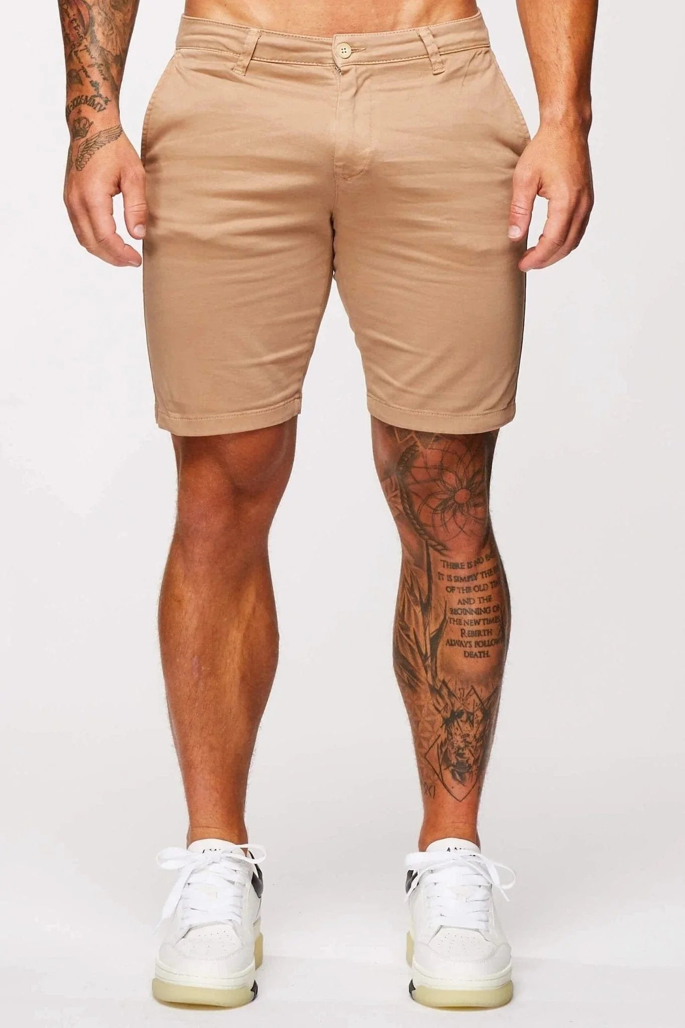 SHORT CHINO EXTENSIBLE - BEIGE