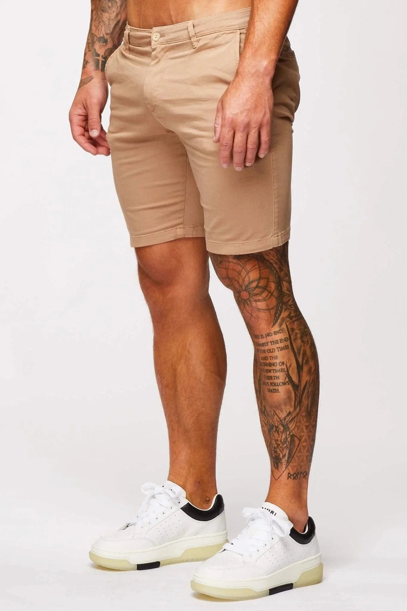 SHORT CHINO EXTENSIBLE - BEIGE