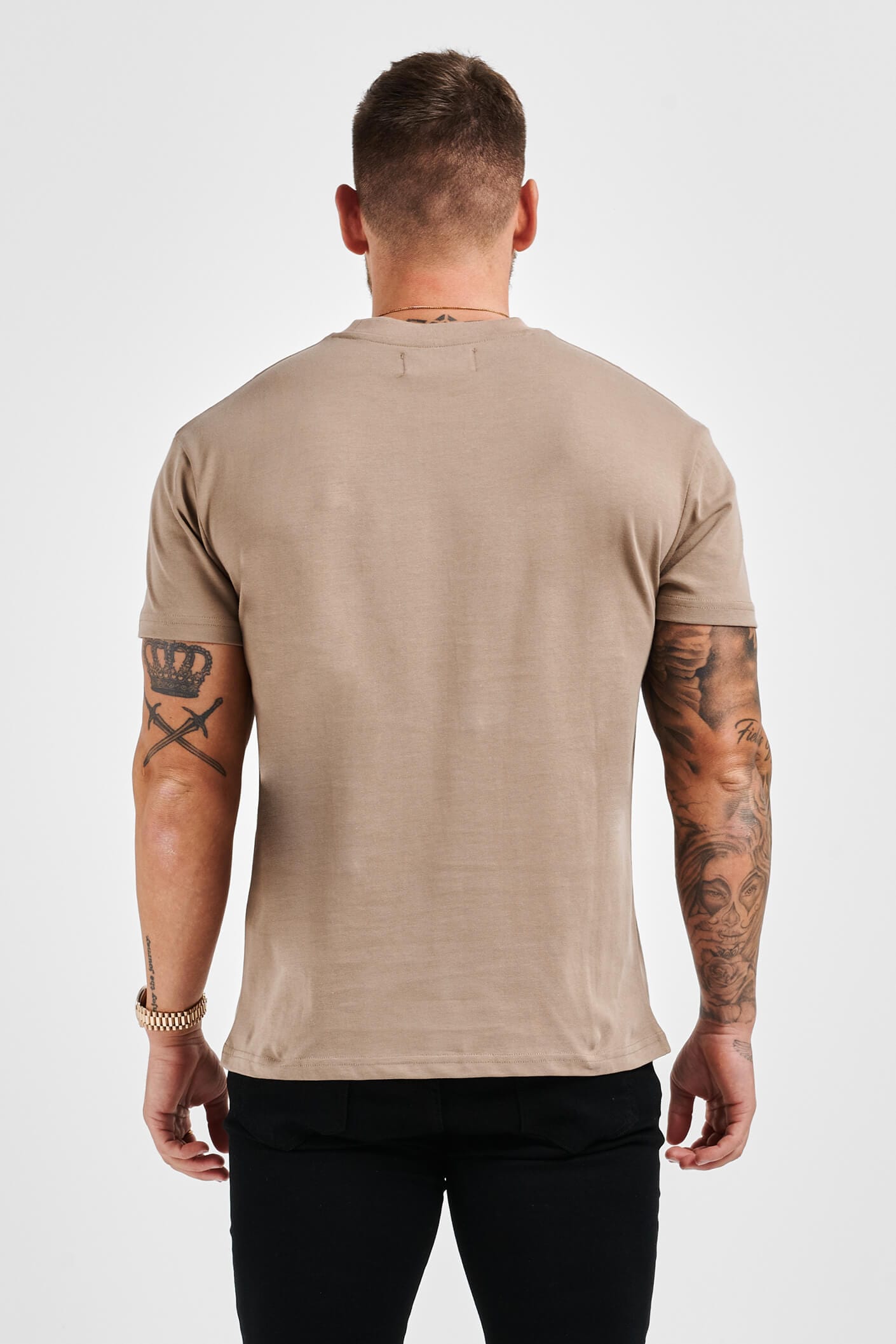 T-SHIRT BASIQUE PREMIUM - TAUPE