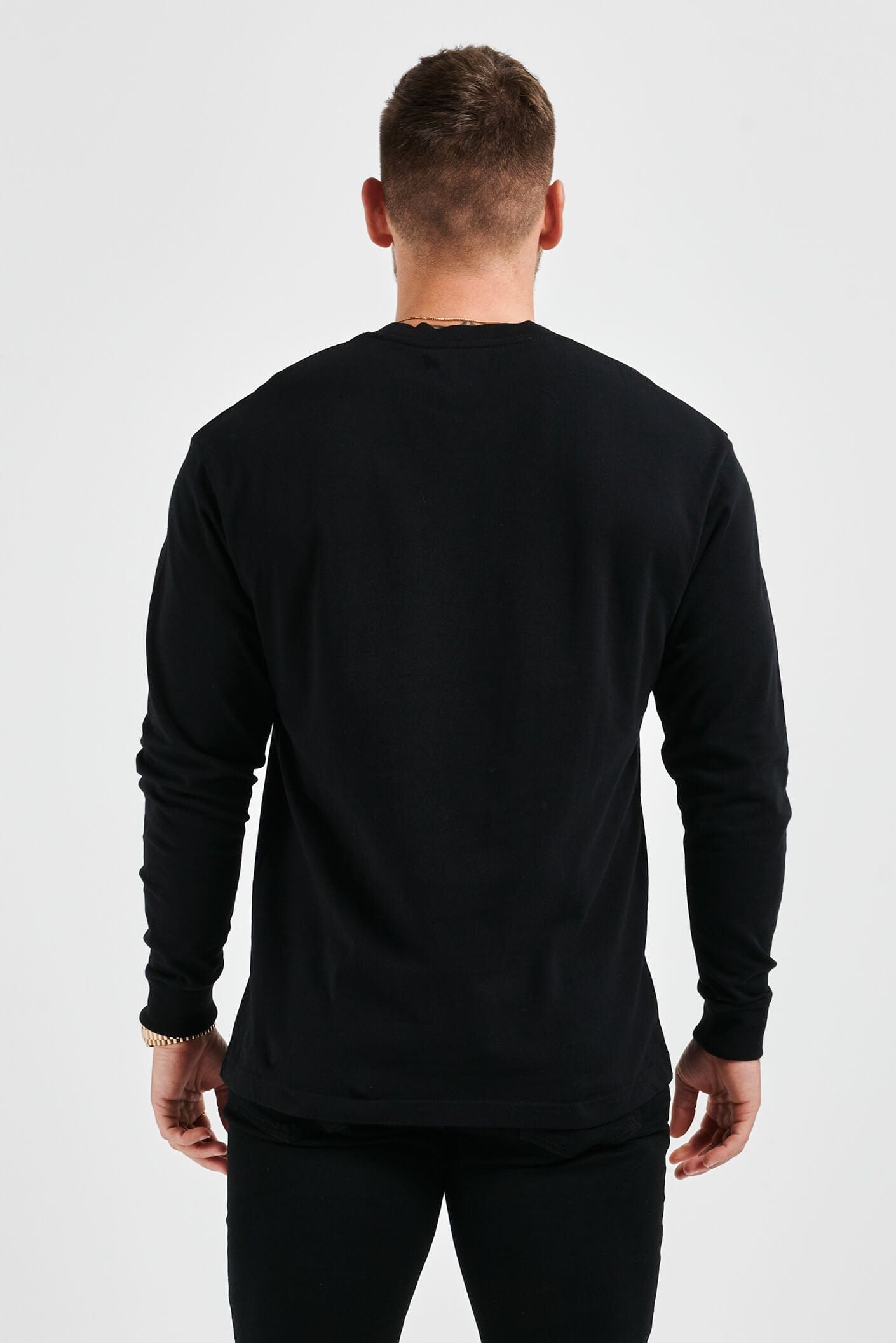 APOLLO BASICS LONG SLEEVE T-SHIRT - BLACK