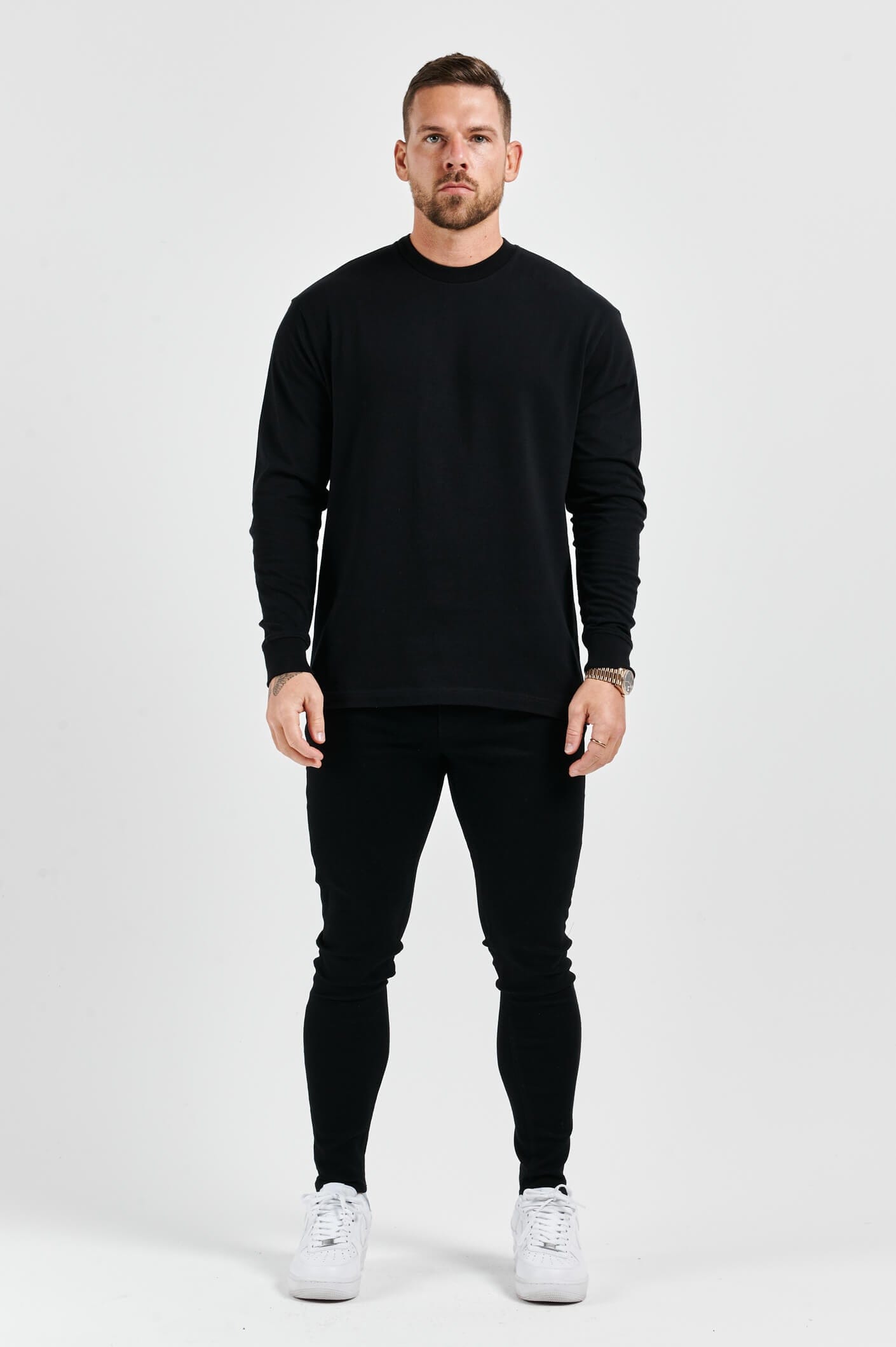 APOLLO BASICS LONG SLEEVE T-SHIRT - BLACK