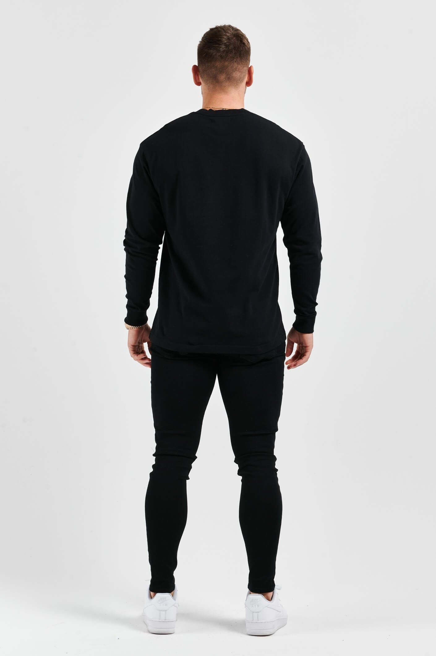 APOLLO BASICS LONG SLEEVE T-SHIRT - BLACK