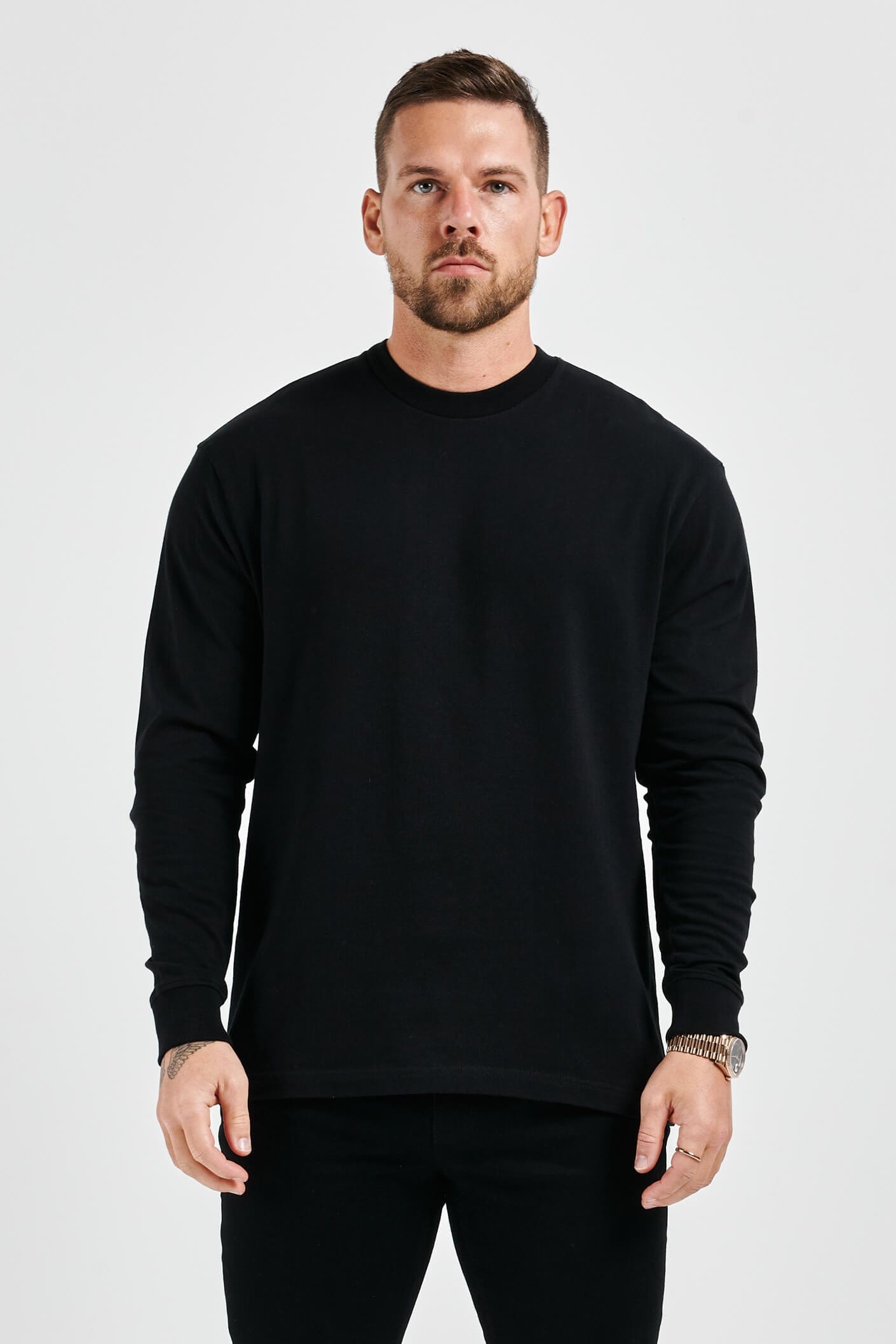 APOLLO BASICS LONG SLEEVE T-SHIRT - BLACK