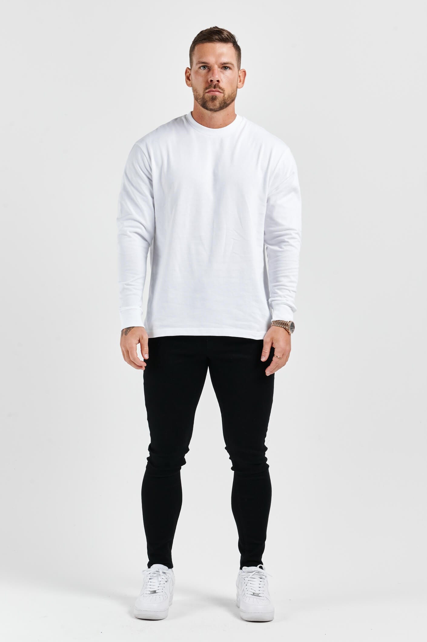 APOLLO BASICS LONG SLEEVE T-SHIRT - WHITE