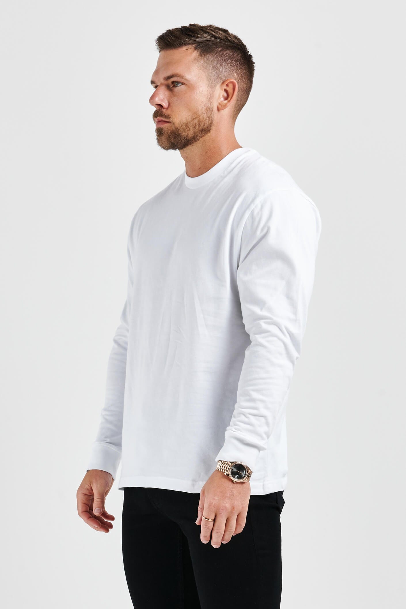 APOLLO BASICS LONG SLEEVE T-SHIRT - WHITE