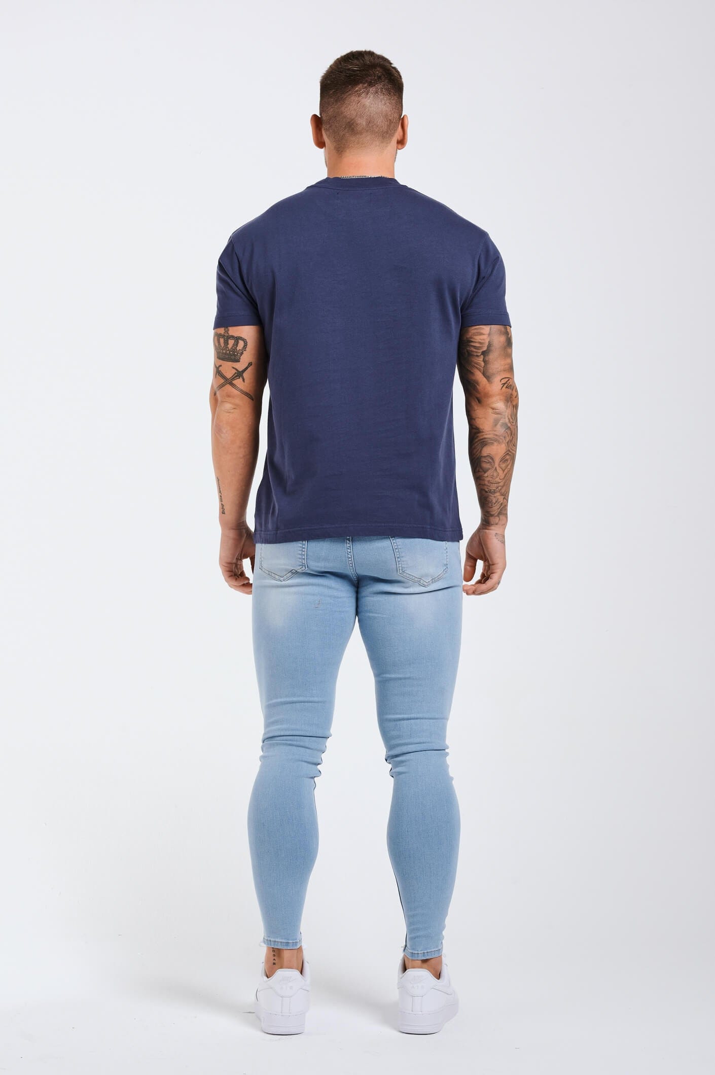 T-SHIRT BASIQUE PREMIUM - INDIGO BLEU MARINE