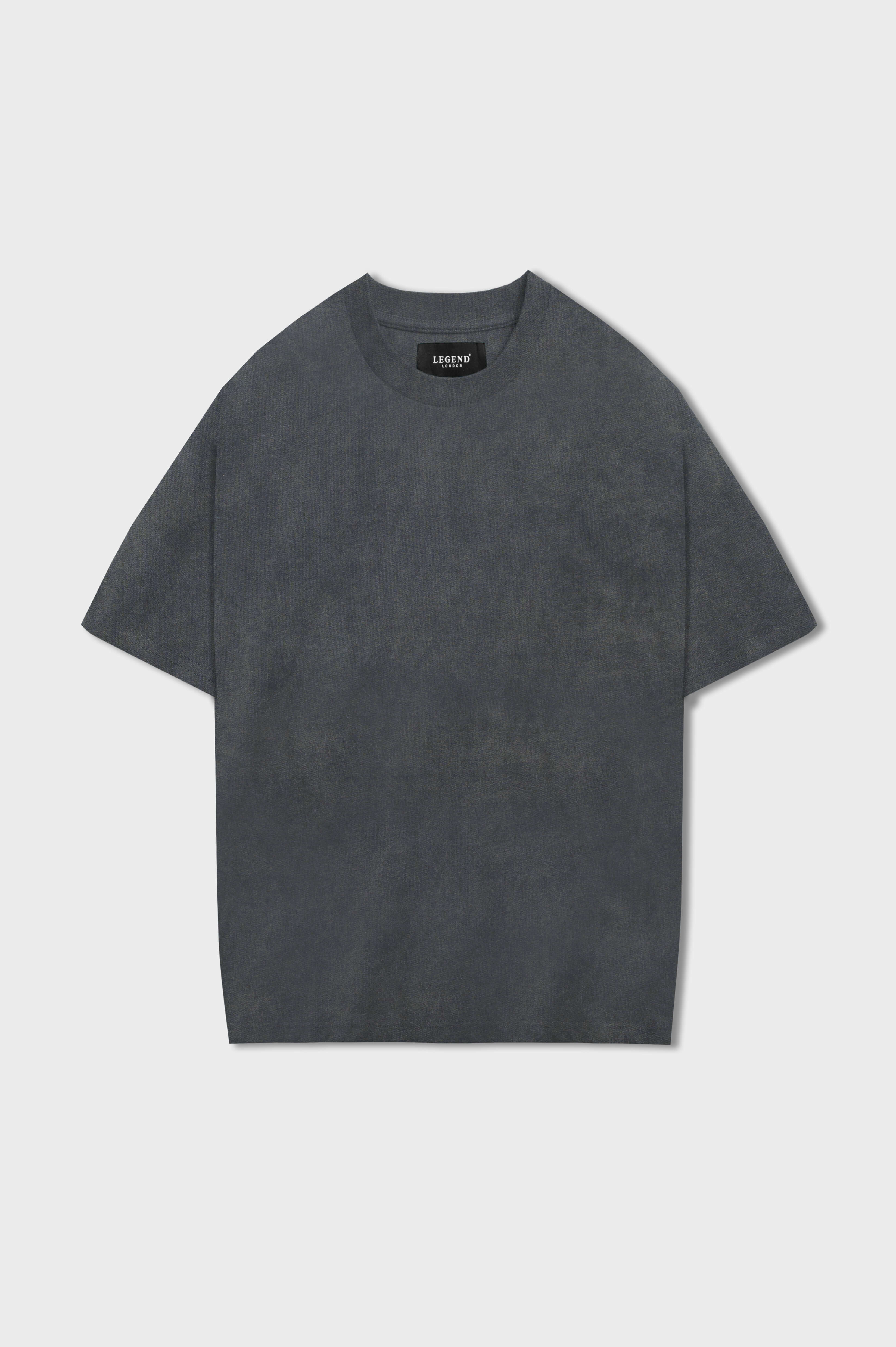 APOLLO* BASICS OVERSIZED T-SHIRT - WASHED GREY