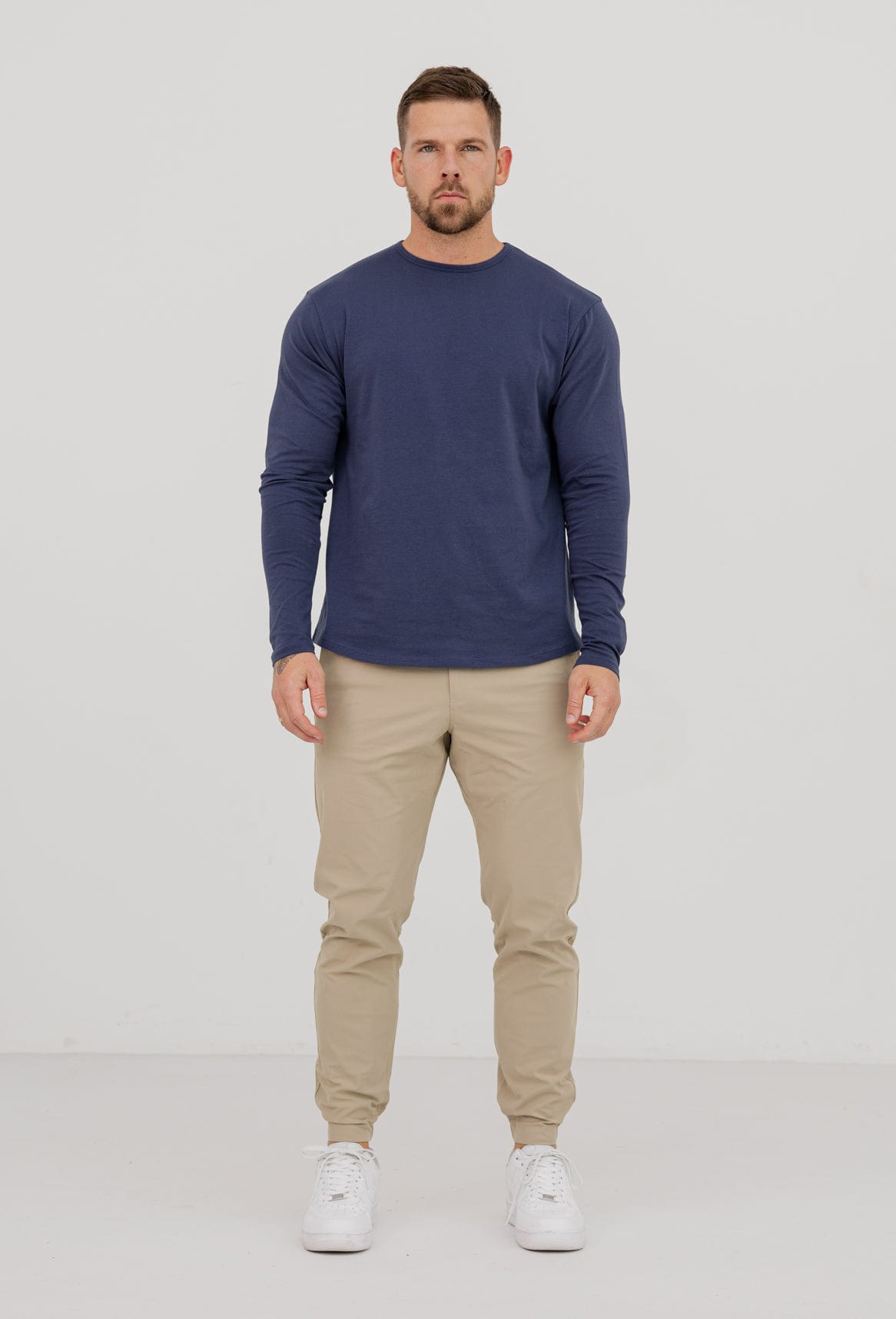 LONG SLEEVE BASICS - INDIGO NAVY